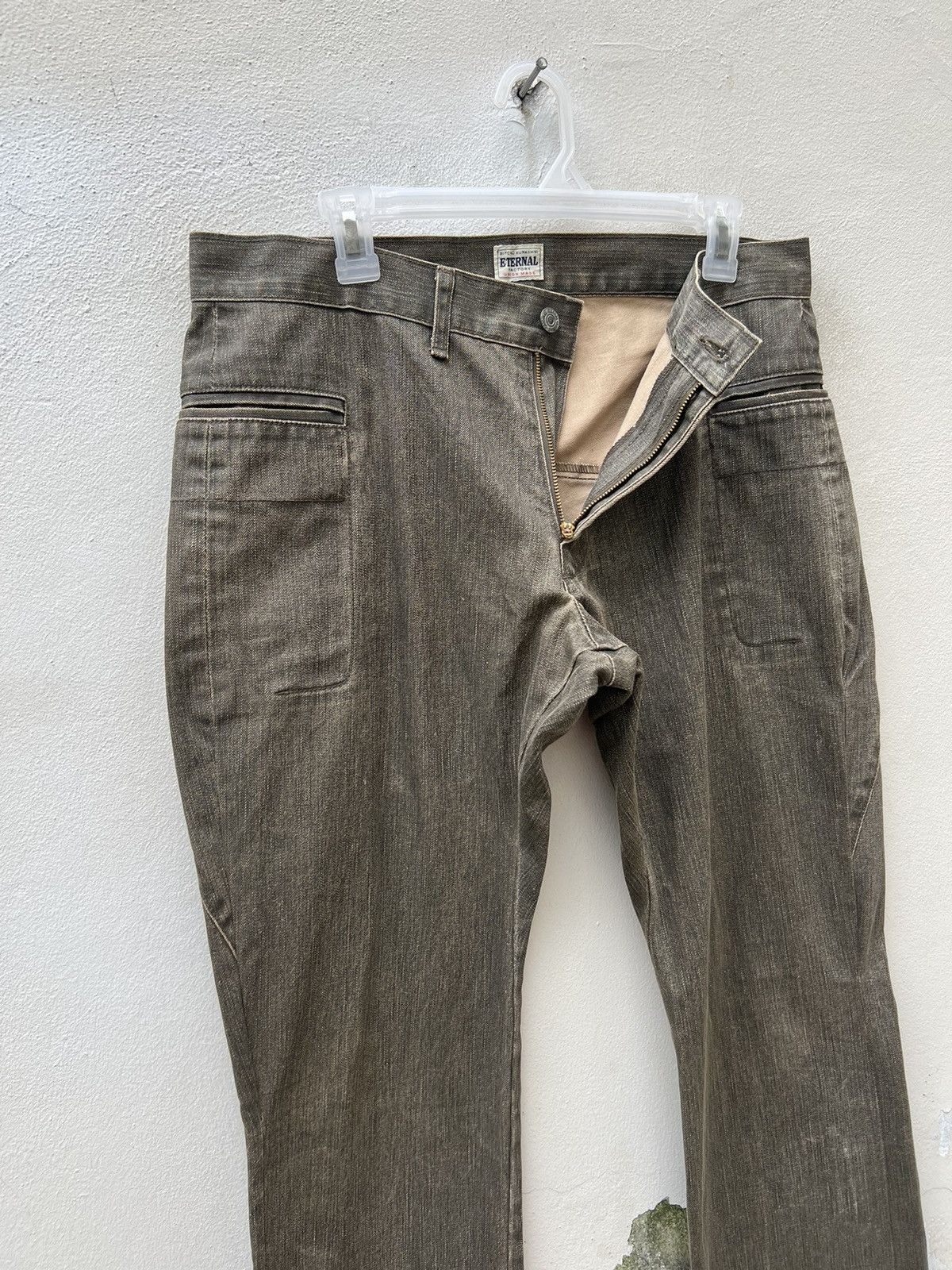 Eternal Vintage Eternal Japan Faded Waxed Cargo Trouser Pant Size US 34 / EU 50 - 9 Thumbnail