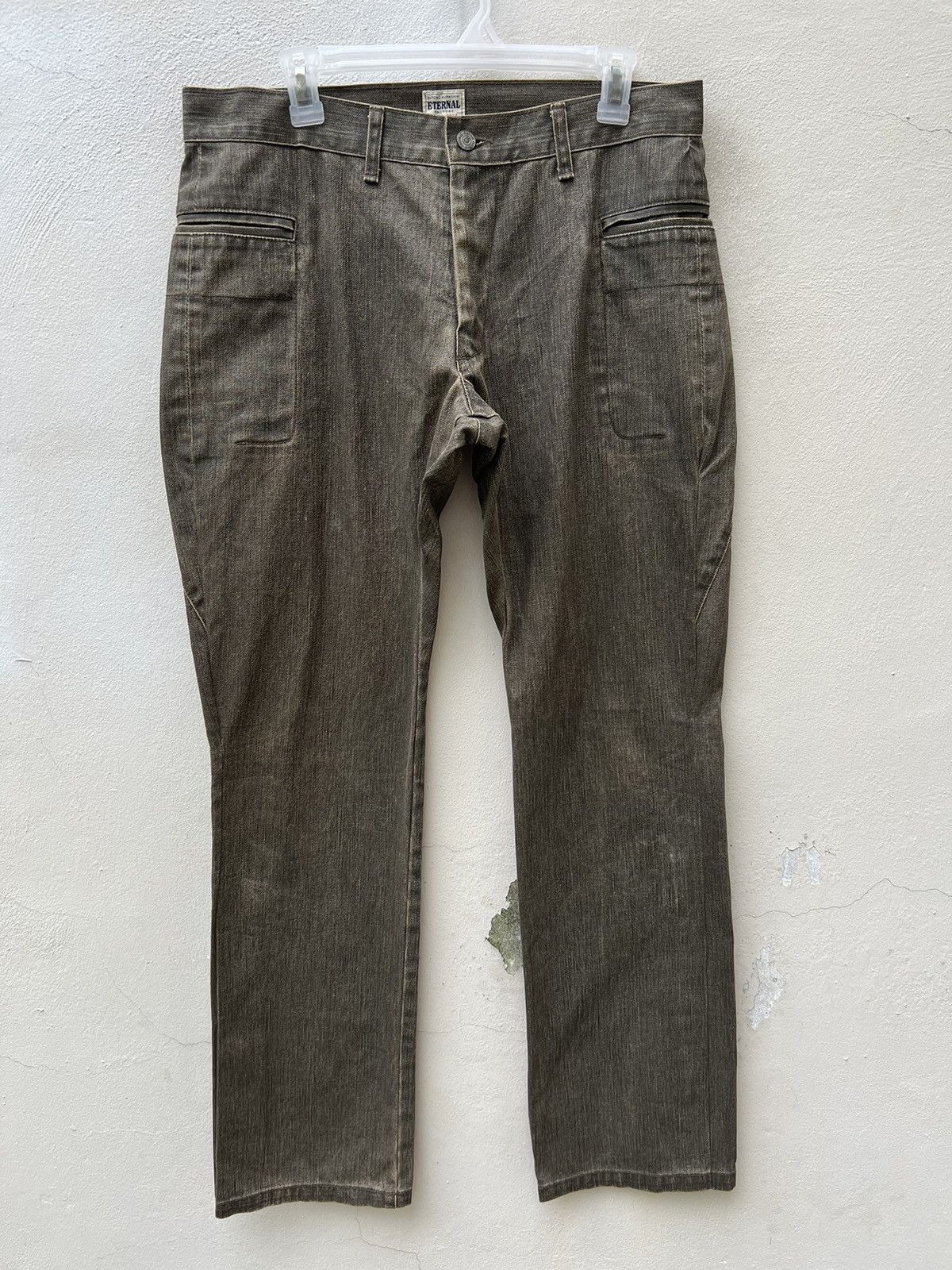 Eternal Vintage Eternal Japan Faded Waxed Cargo Trouser Pant Size US 34 / EU 50 - 7 Thumbnail
