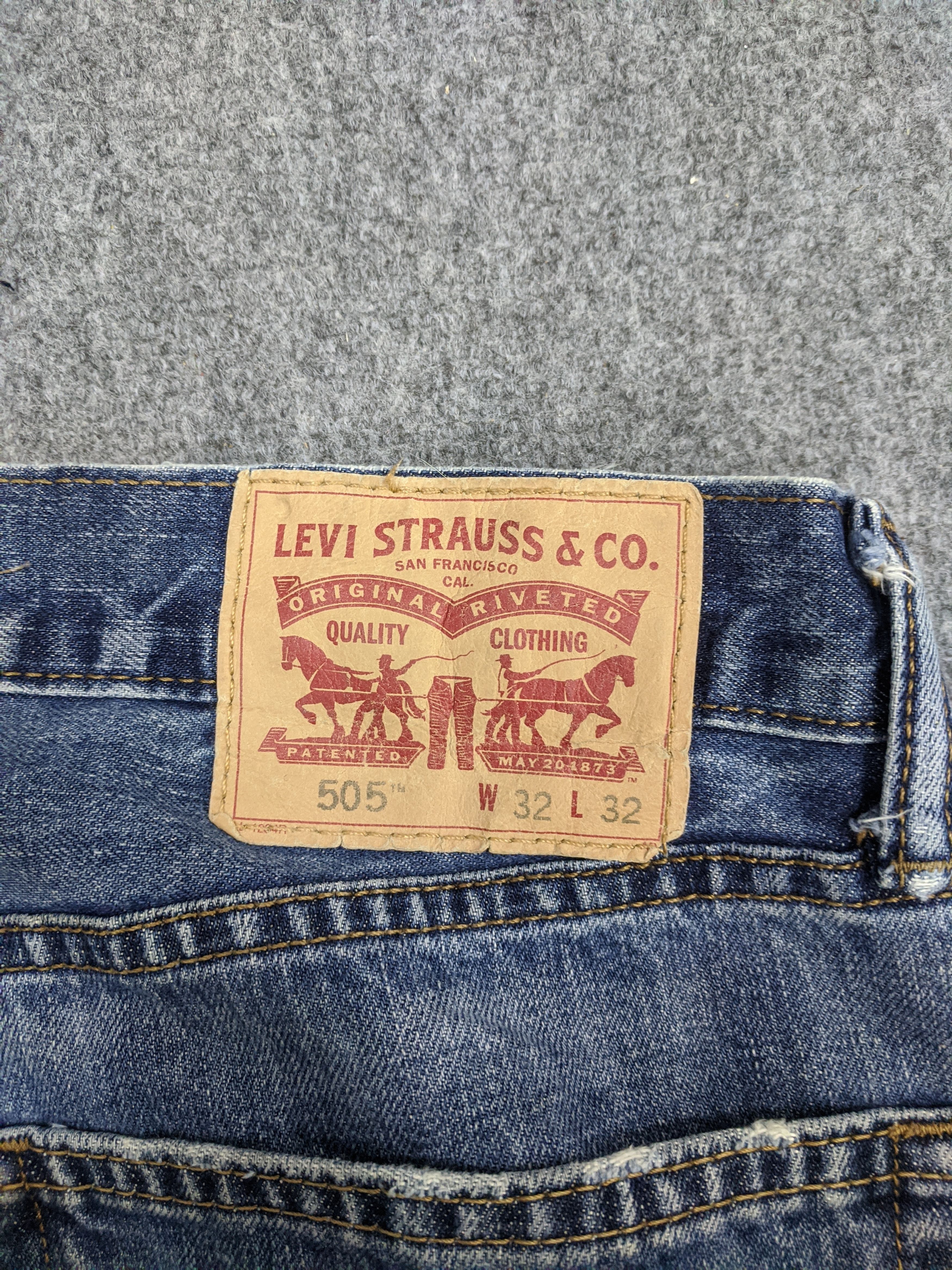 Levi's × Vintage Vintage Levis 505 Light Wash Jeans DP0775 Size US 34 / EU 50 - 5 Thumbnail