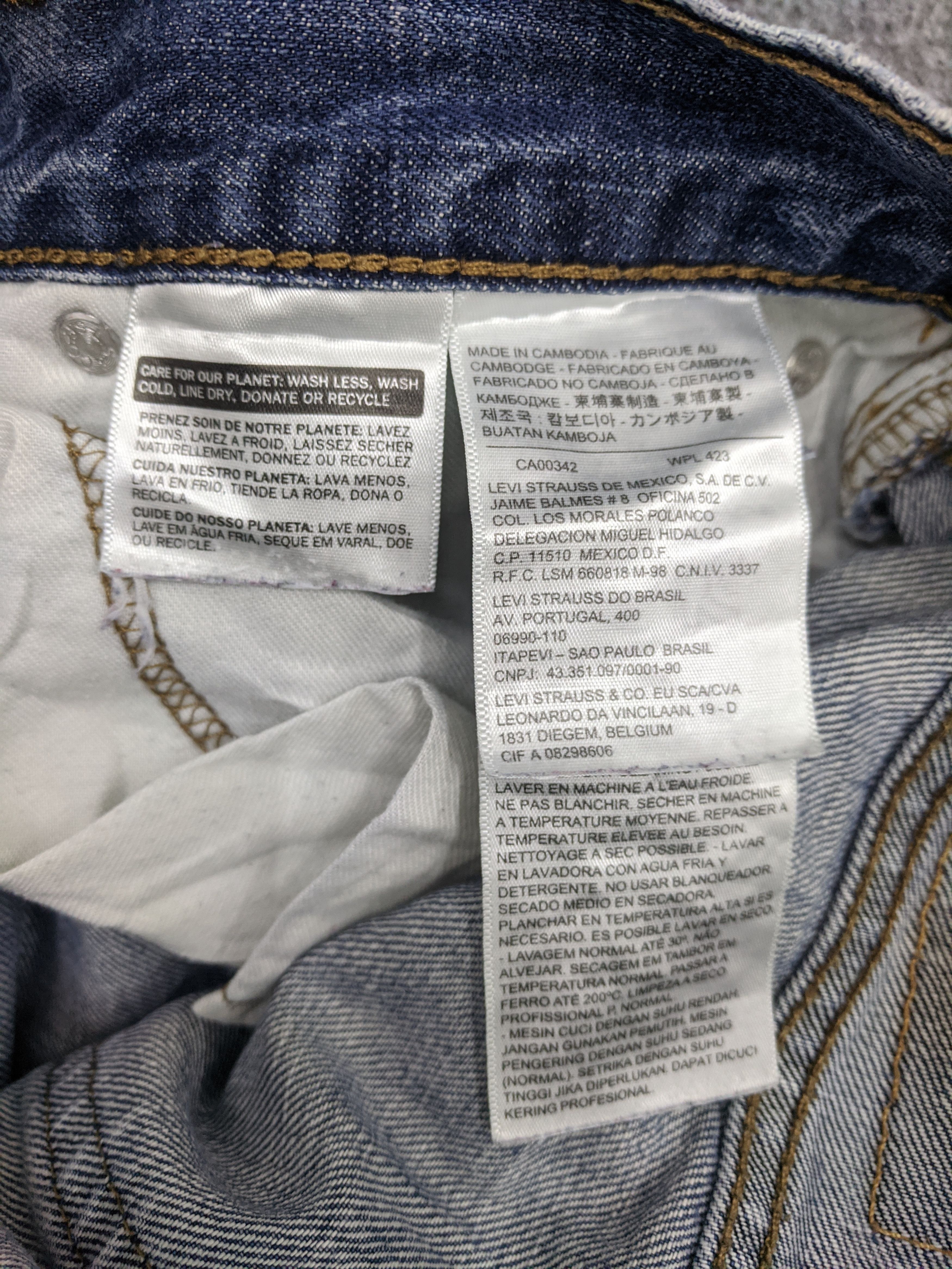 Levi's × Vintage Vintage Levis 505 Light Wash Jeans DP0775 Size US 34 / EU 50 - 7 Thumbnail
