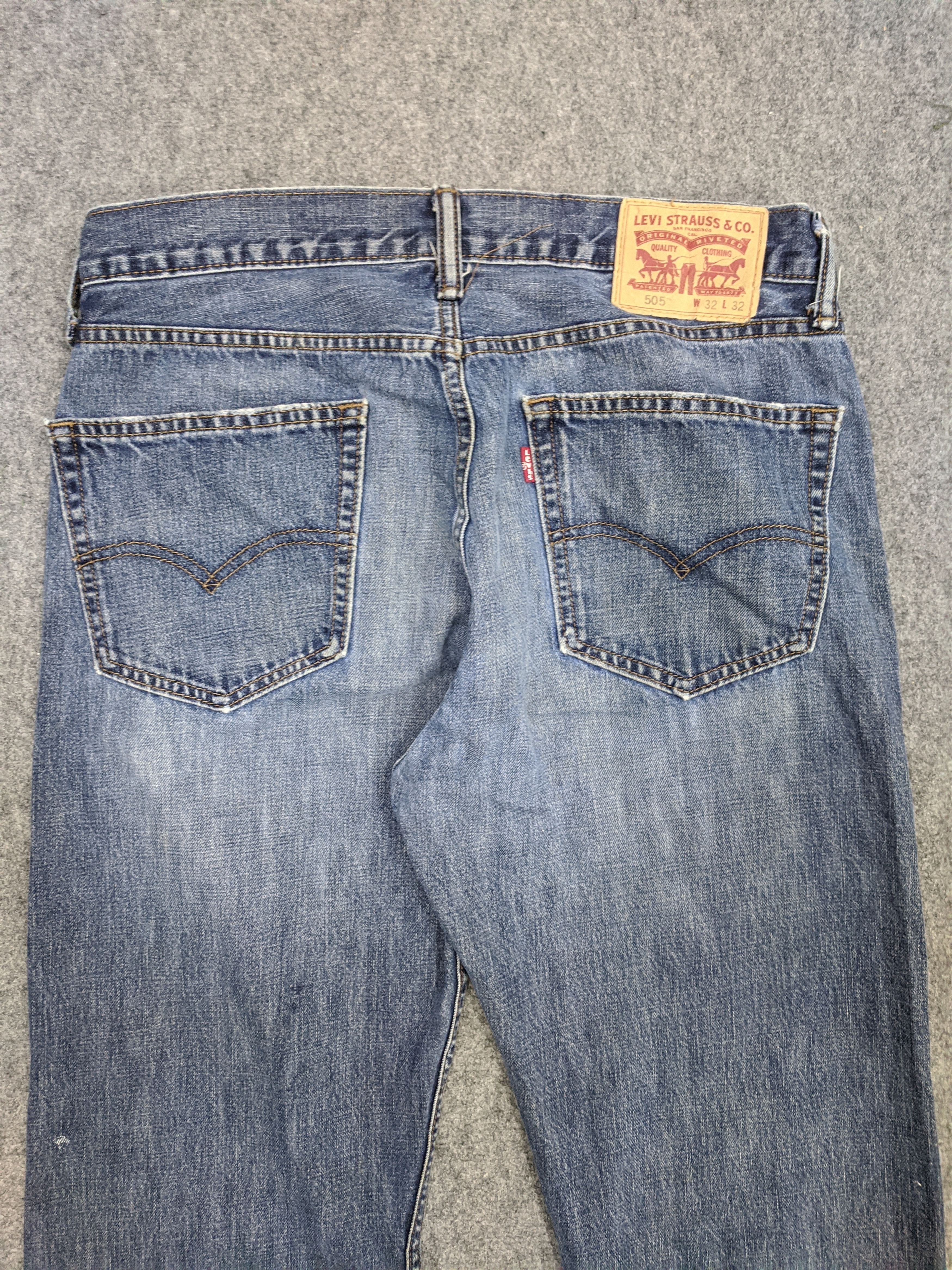 Levi's × Vintage Vintage Levis 505 Light Wash Jeans DP0775 Size US 34 / EU 50 - 4 Thumbnail