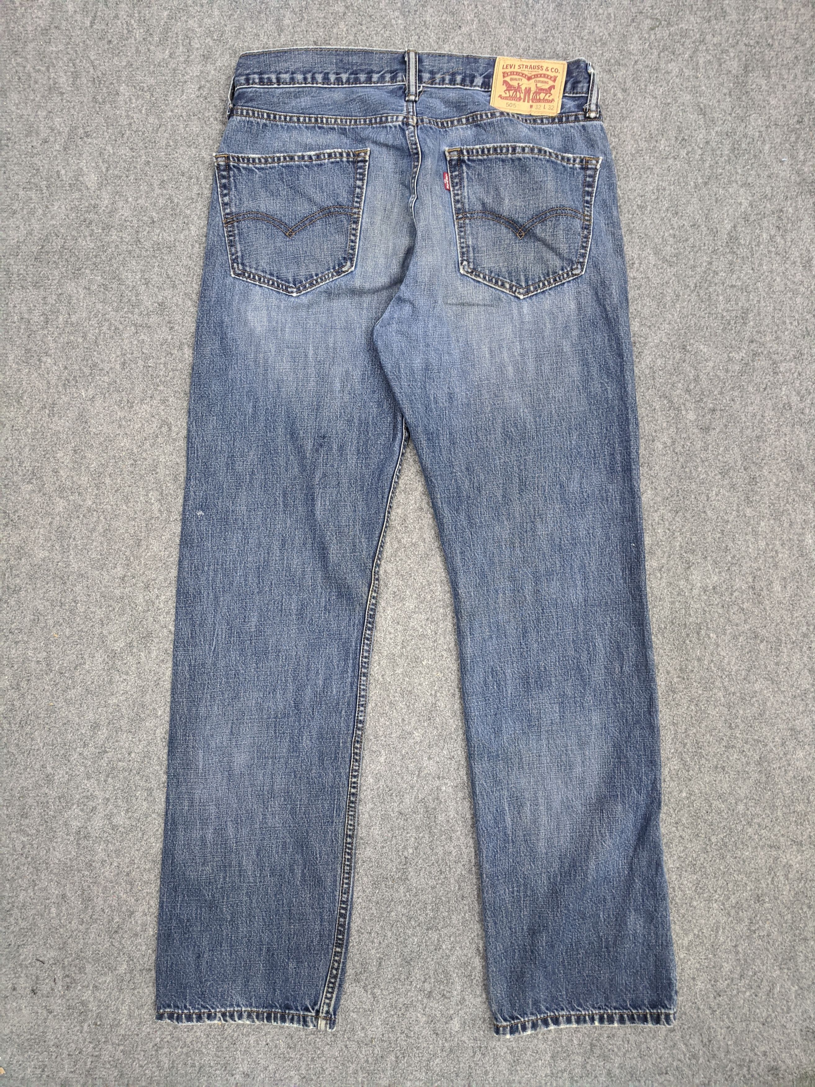 Levi's × Vintage Vintage Levis 505 Light Wash Jeans DP0775 Size US 34 / EU 50 - 3 Thumbnail