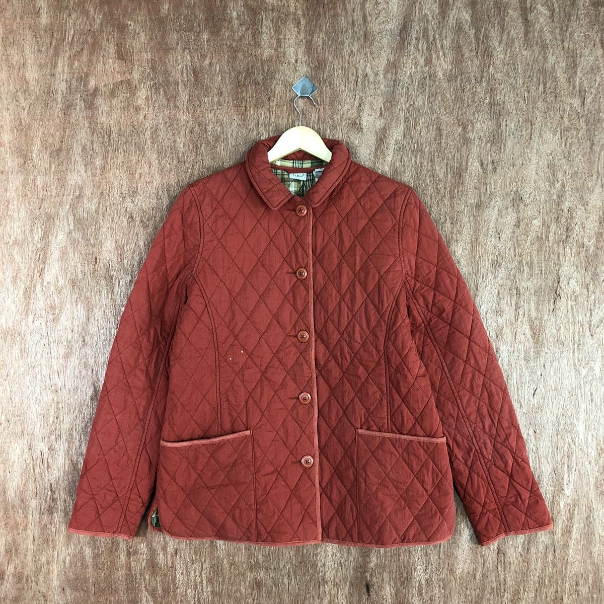 image of Homespun Knitwear x L L Bean L.l.bean Puffer Jacket Orange Thermo C879, Men's (Size Medium)