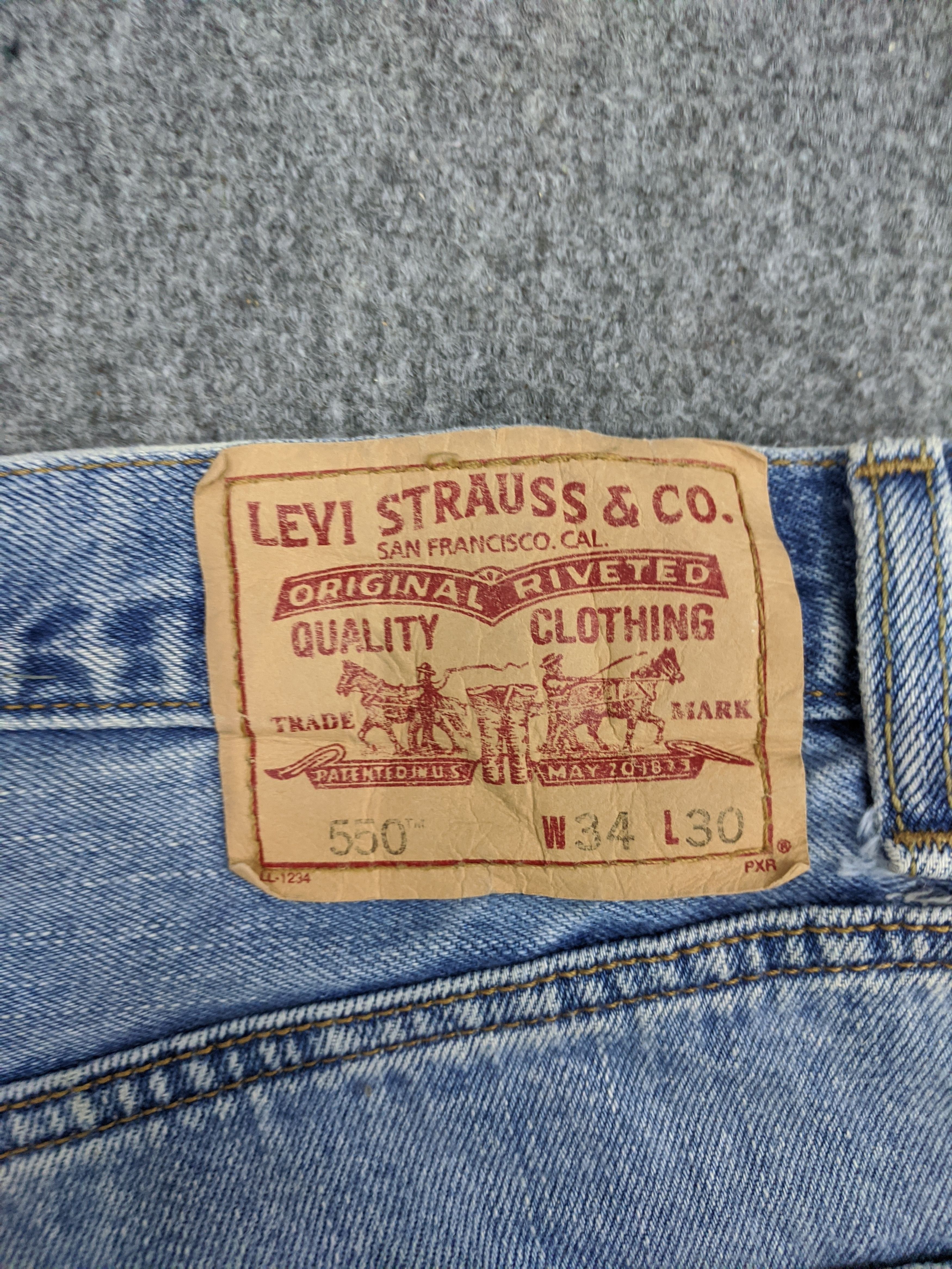 Levi's × Vintage Vintage Levis 550 Jeans DP0740 Size US 34 / EU 50 - 5 Thumbnail