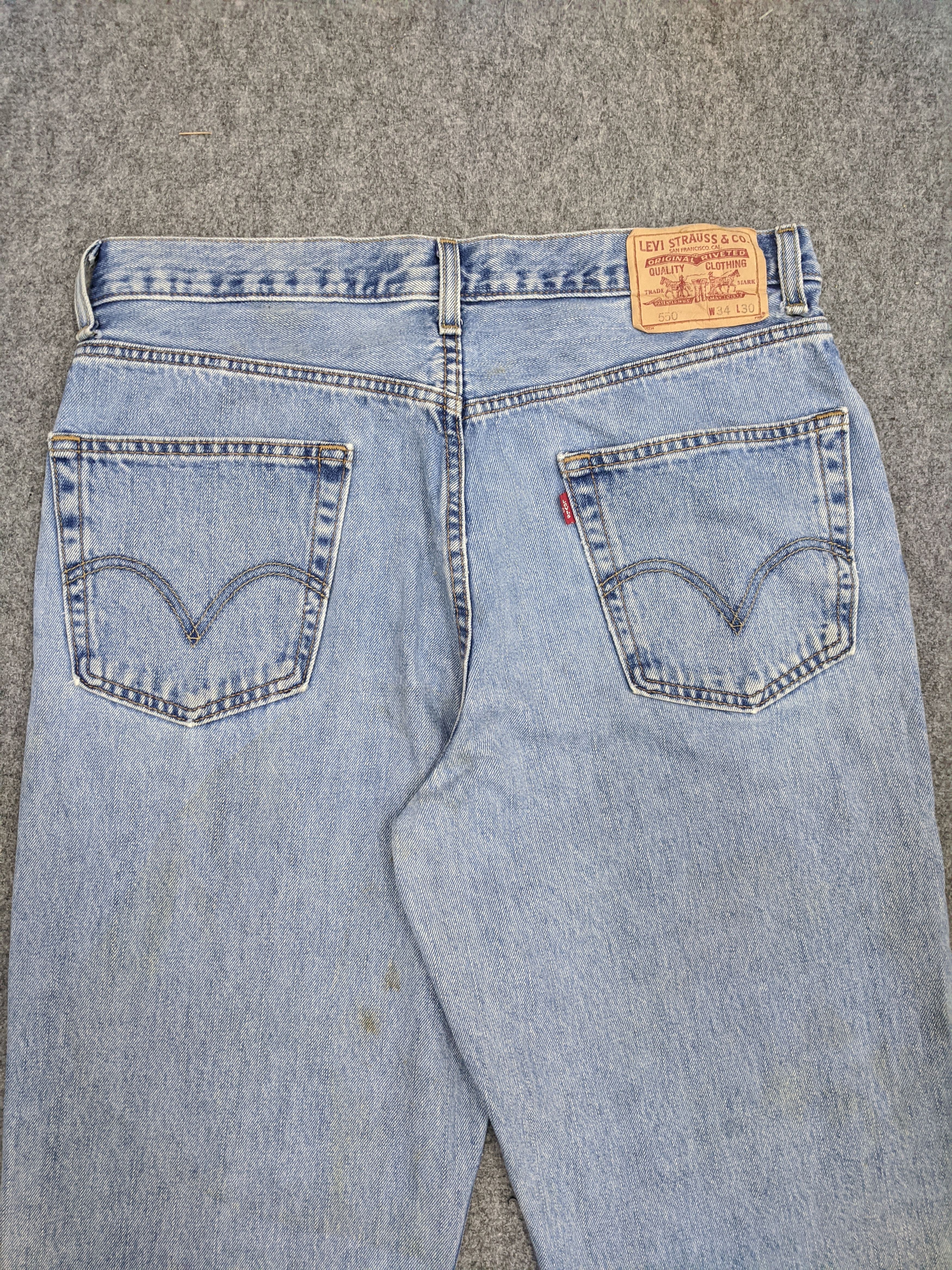 Levi's × Vintage Vintage Levis 550 Jeans DP0740 Size US 34 / EU 50 - 4 Thumbnail