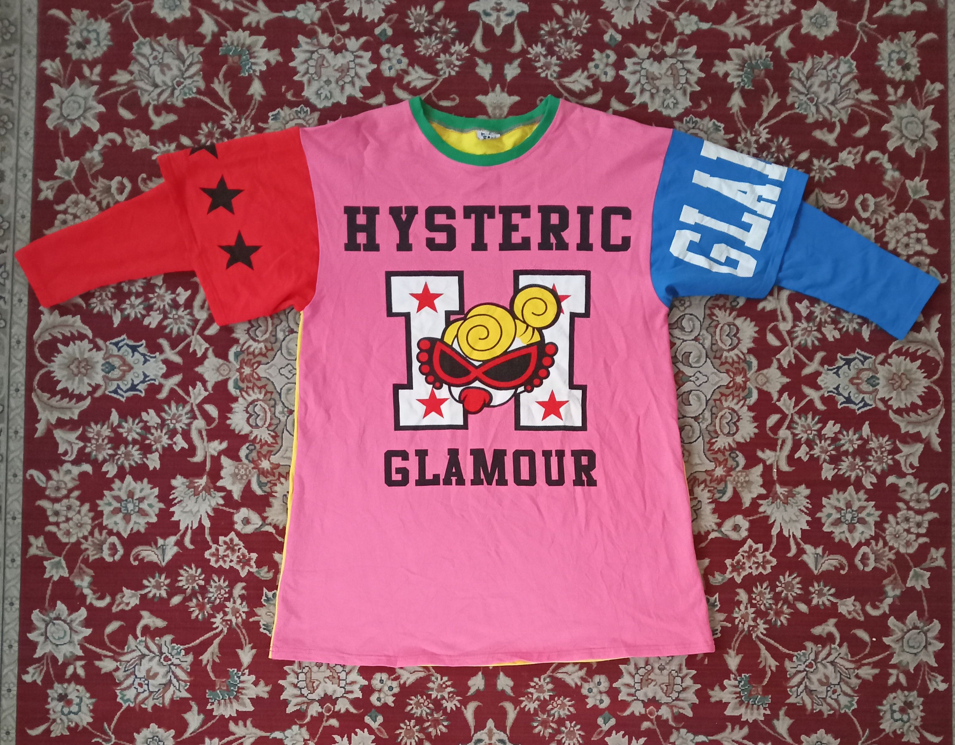 Hysteric Glamour Very Rare Multicolor L/s T shirt