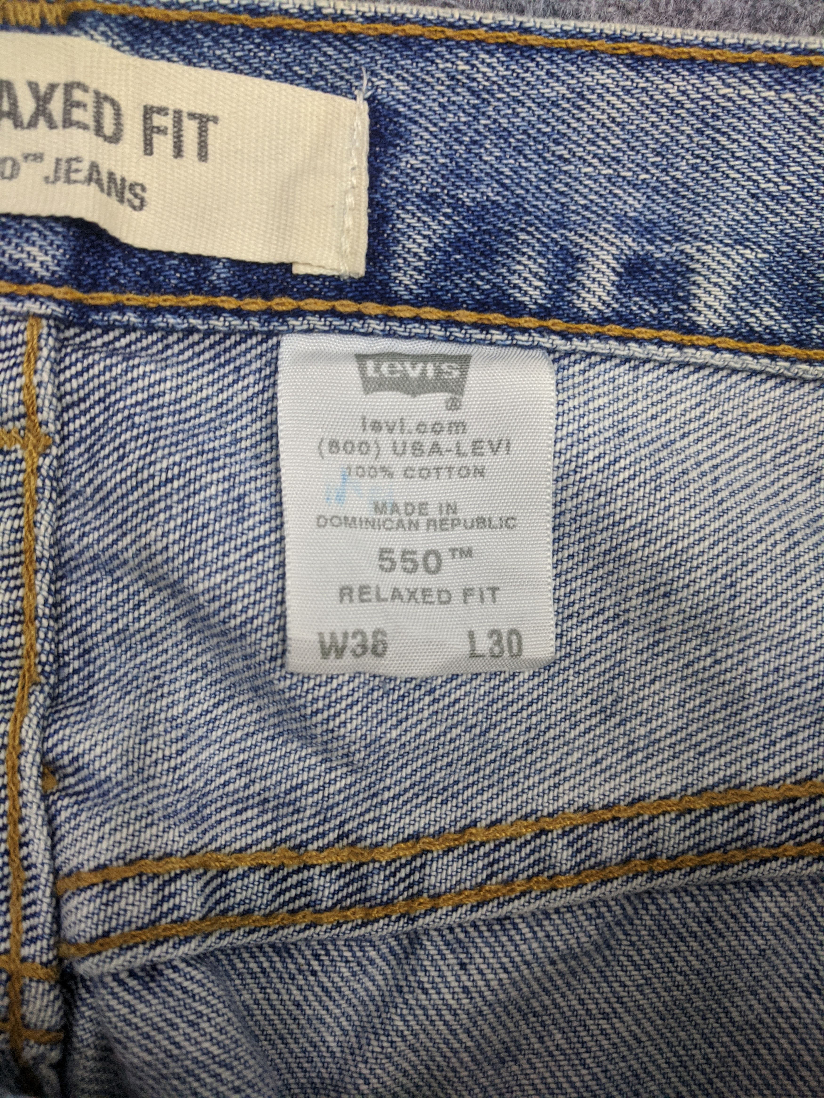 Levi's × Vintage Vintage Levis 550 Jeans DP0744 Size US 34 / EU 50 - 12 Thumbnail
