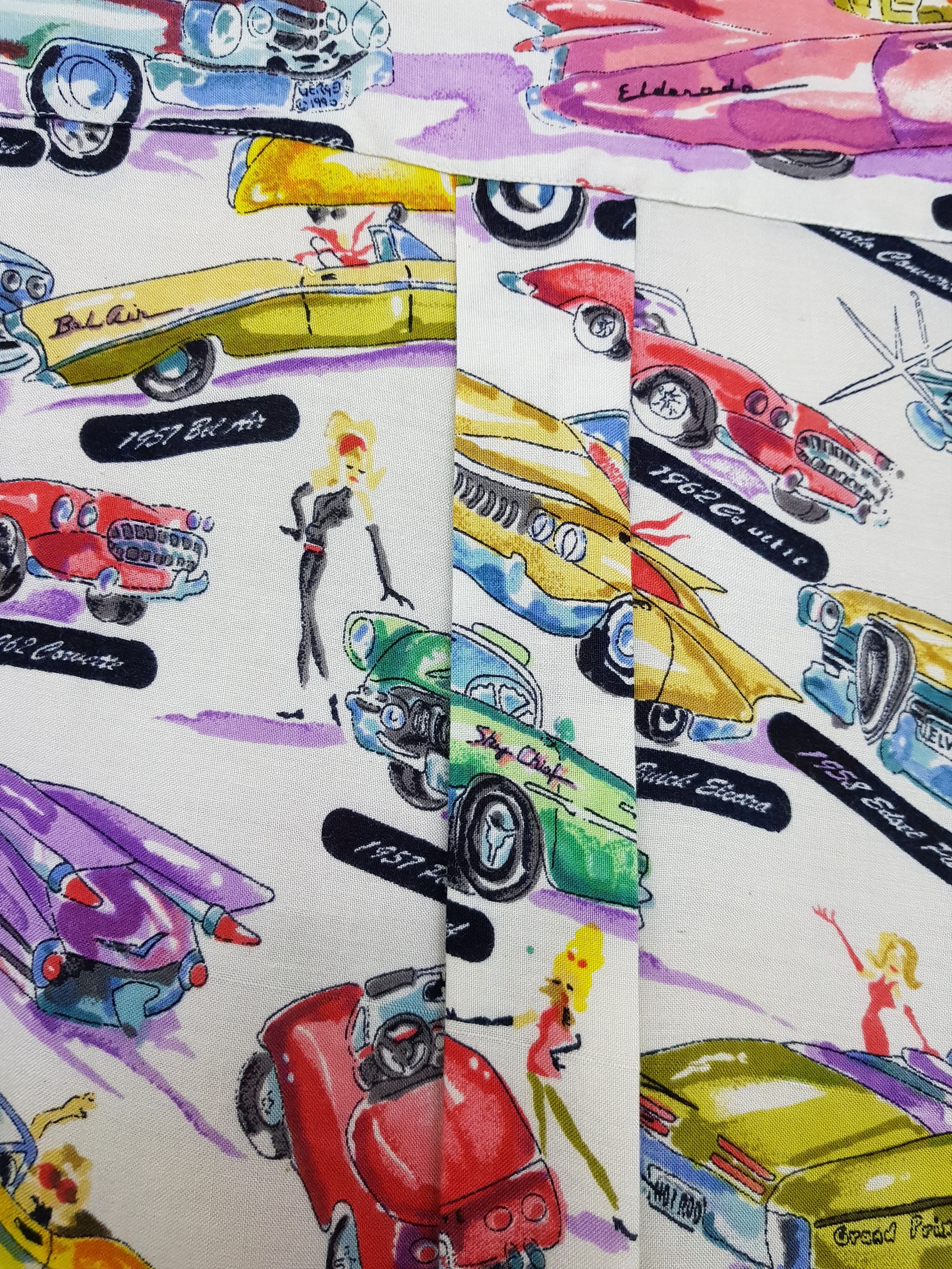 Cadillac × NASCAR 50's & 60's Cadillac Car's Themed Camp Hawaiian Shirt, XL Size US XL / EU 56 / 4 - 7 Thumbnail