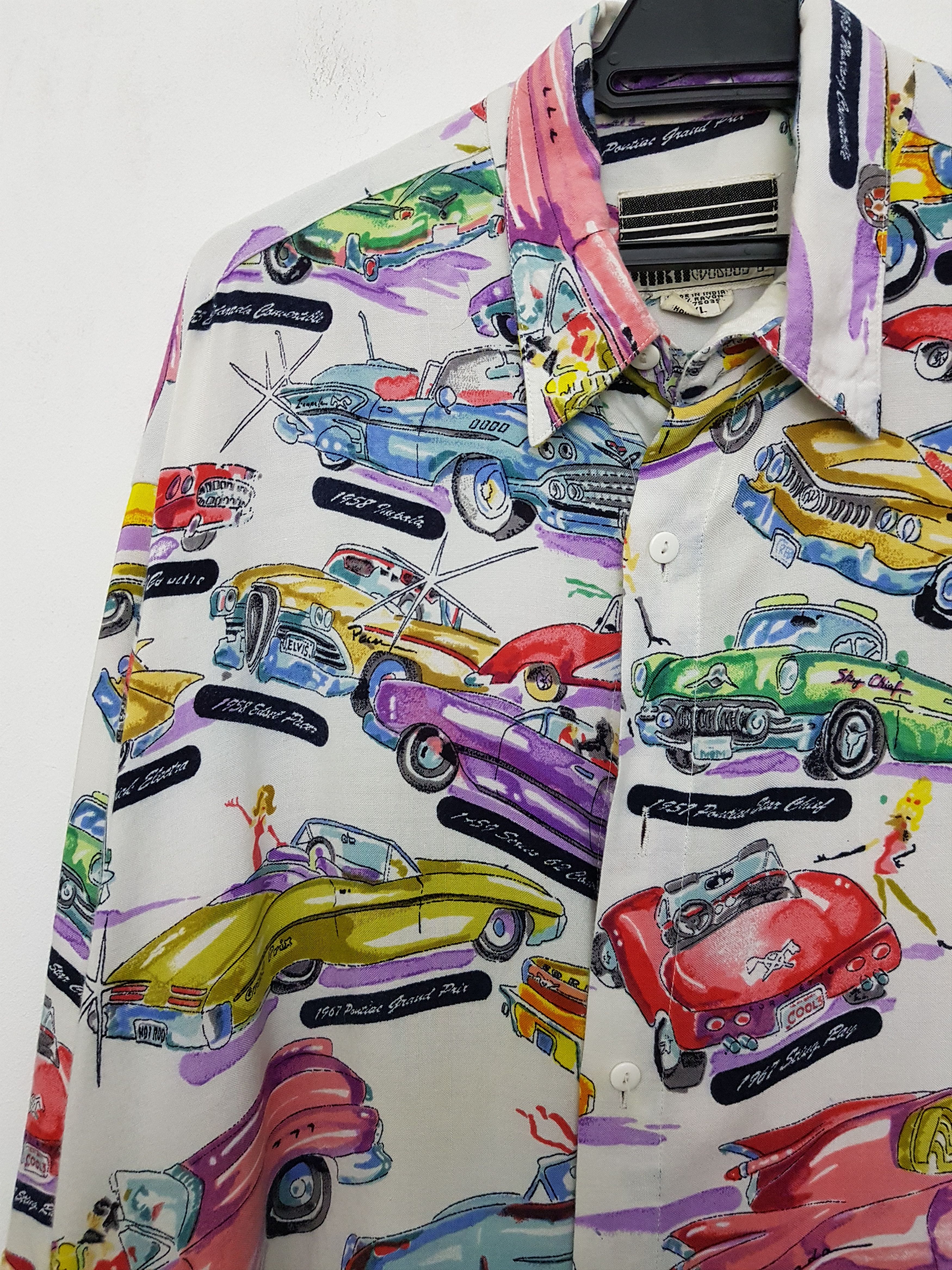 Cadillac × NASCAR 50's & 60's Cadillac Car's Themed Camp Hawaiian Shirt, XL Size US XL / EU 56 / 4 - 1 Thumbnail