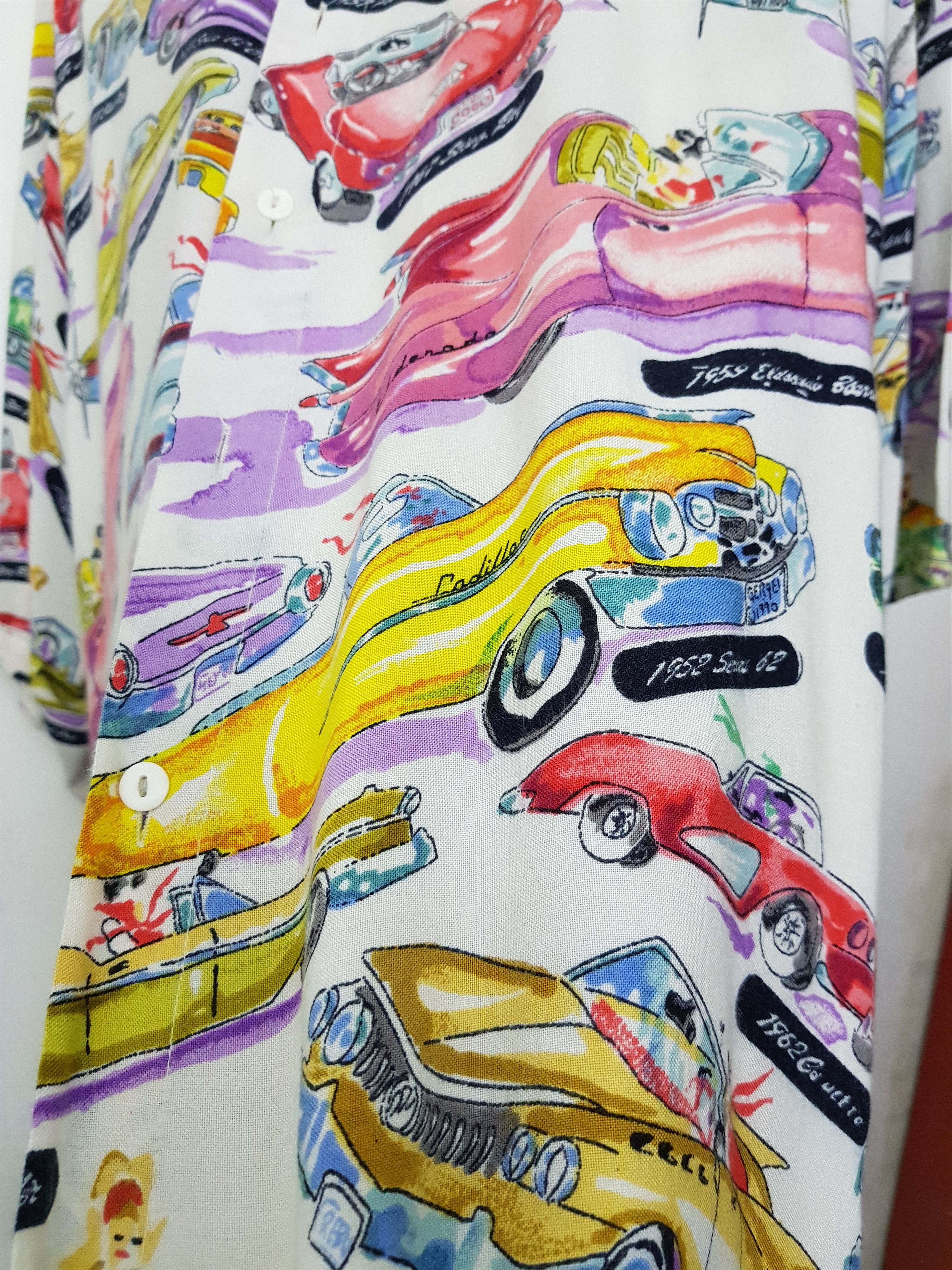Cadillac × NASCAR 50's & 60's Cadillac Car's Themed Camp Hawaiian Shirt, XL Size US XL / EU 56 / 4 - 10 Thumbnail