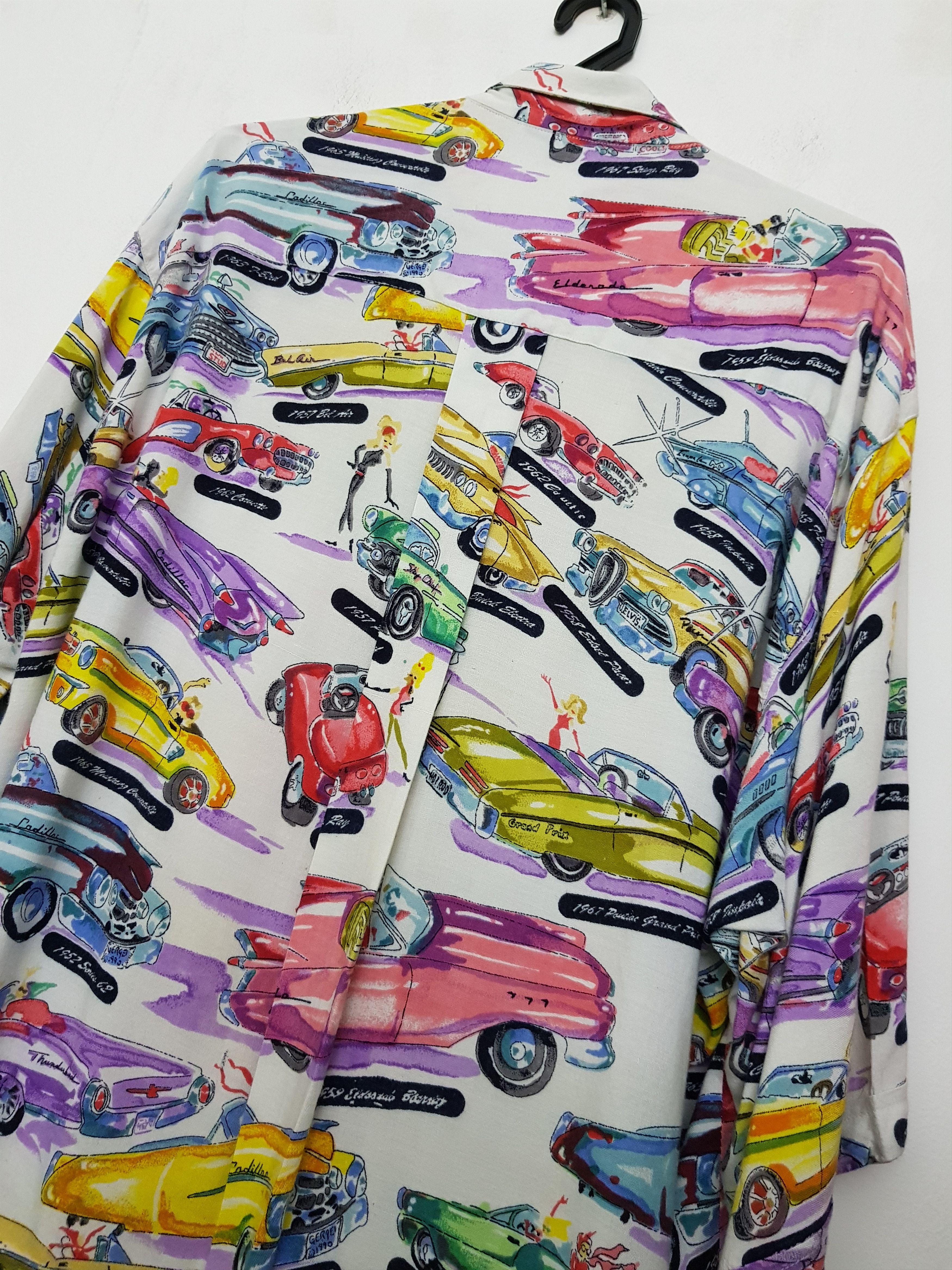 Cadillac × NASCAR 50's & 60's Cadillac Car's Themed Camp Hawaiian Shirt, XL Size US XL / EU 56 / 4 - 8 Thumbnail