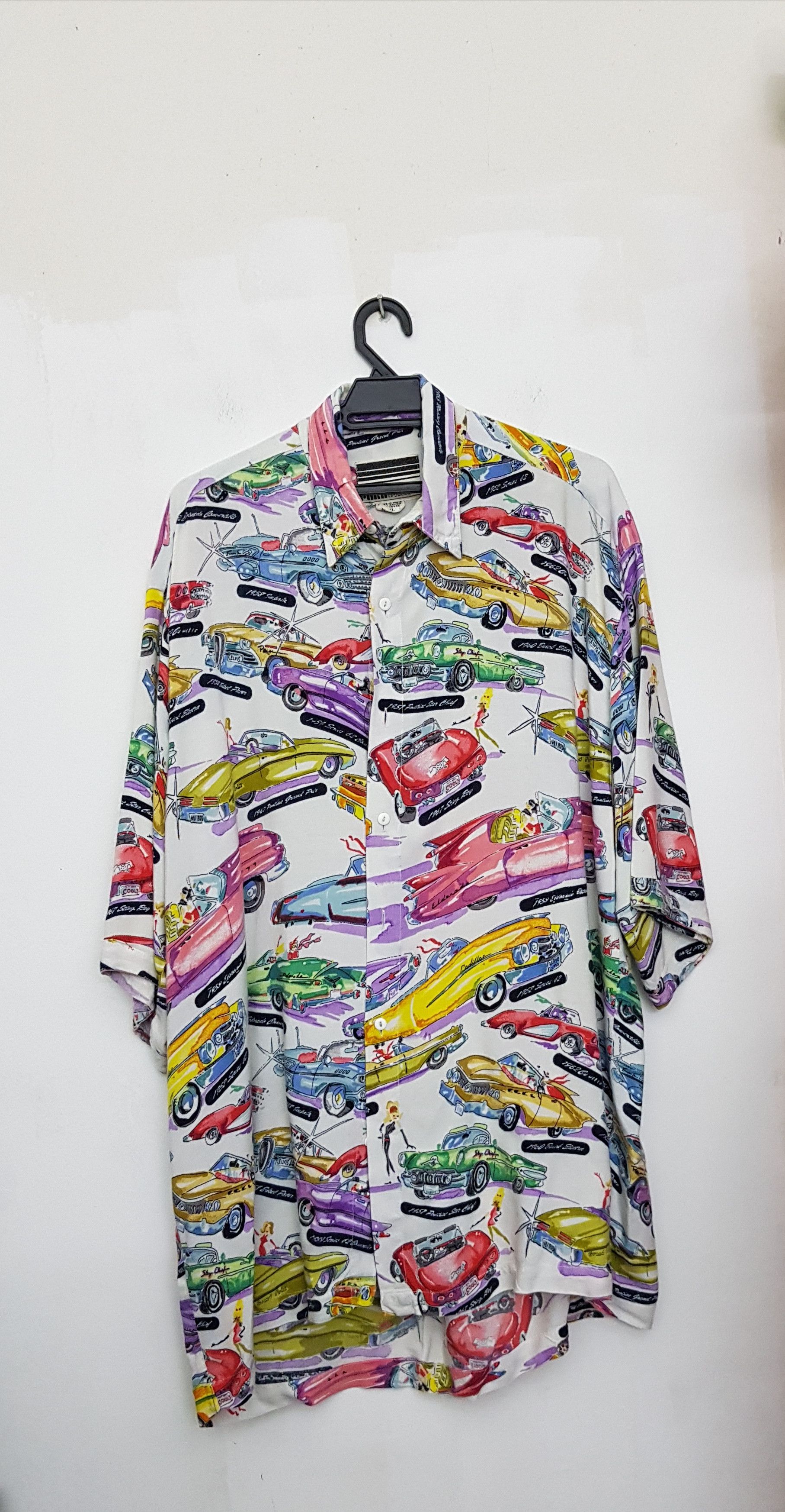 Cadillac × NASCAR 50's & 60's Cadillac Car's Themed Camp Hawaiian Shirt, XL Size US XL / EU 56 / 4 - 2 Thumbnail