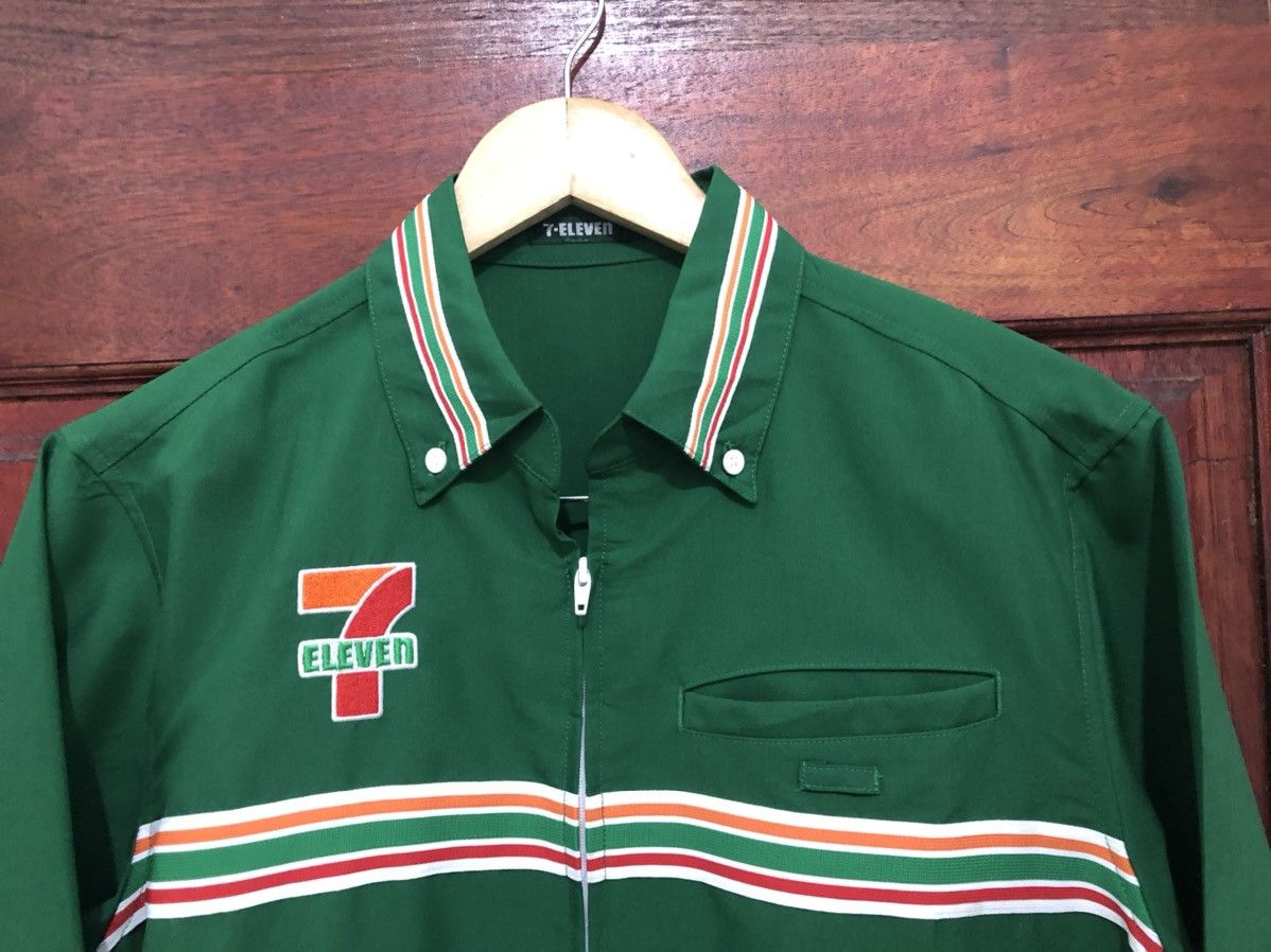 Uniform Wares × Vintage Vintage 90’s 7 Eleven Uniform Worker Embroidery Logo Shirt Size US M / EU 48-50 / 2 - 5 Thumbnail