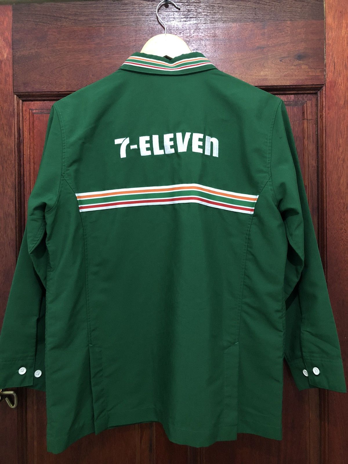 Uniform Wares Vintage 90’s 7 Eleven Uniform Worker Embroidery Logo Shirt Size US M / EU 48-50 / 2 - 2 Thumbnail