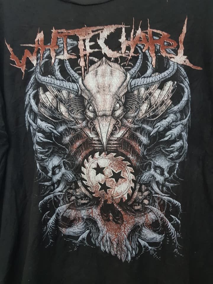 Band Tees Great WHITECHAPEL American Deathcore Band Tee Size US XL / EU 56 / 4 - 2 Thumbnail