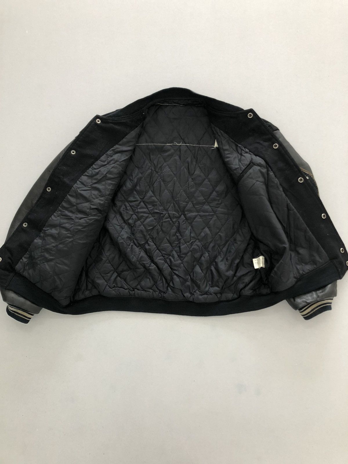 Japanese Brand Vintage Demobman Clothing Big Logo Varsity Jacket Size US L / EU 52-54 / 3 - 5 Thumbnail