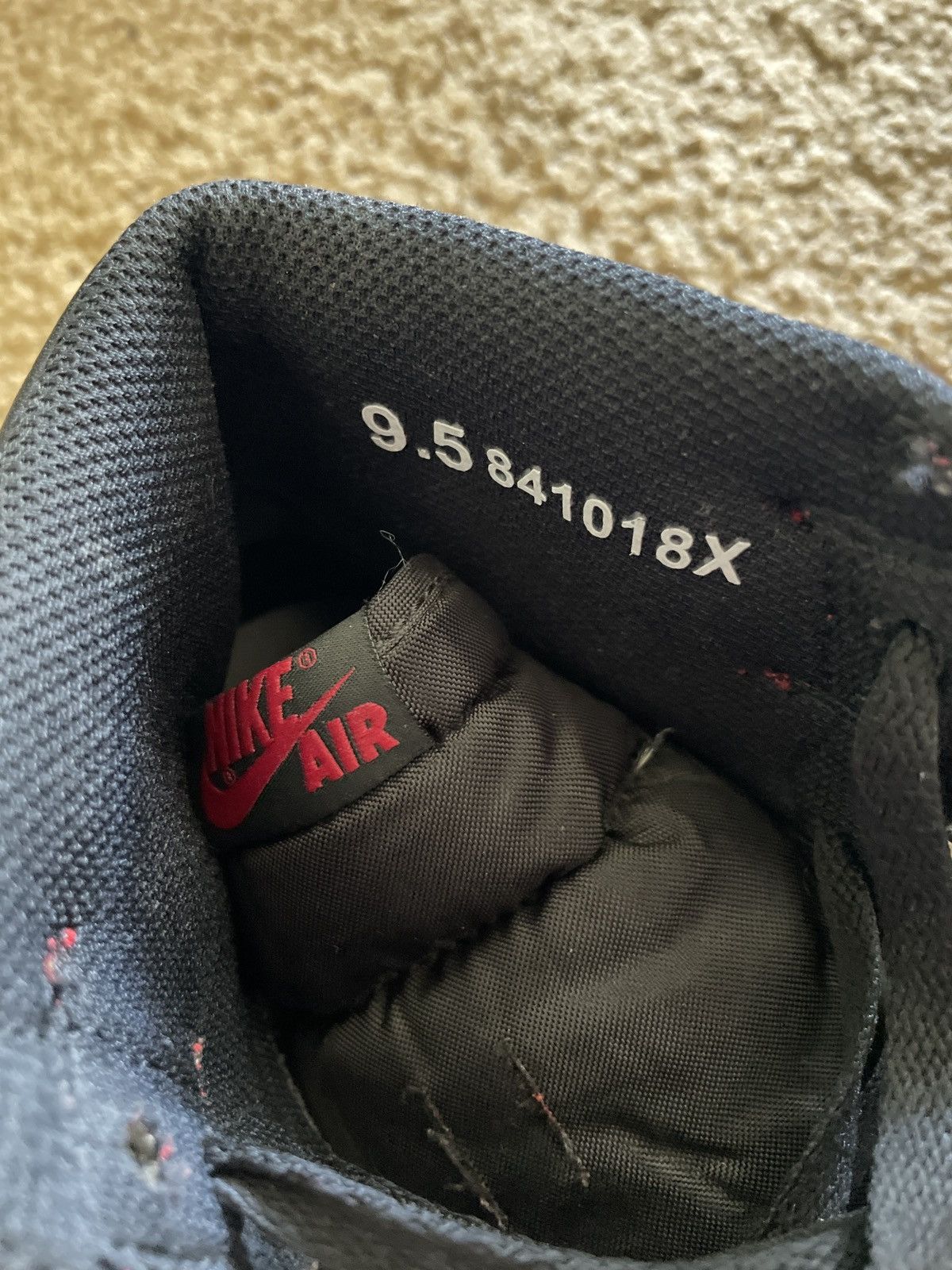 Jordan Brand × Nike Nike Air Jordan Retro 1 High Banned Bred 2016 Size US 9.5 / EU 42-43 - 13 Thumbnail