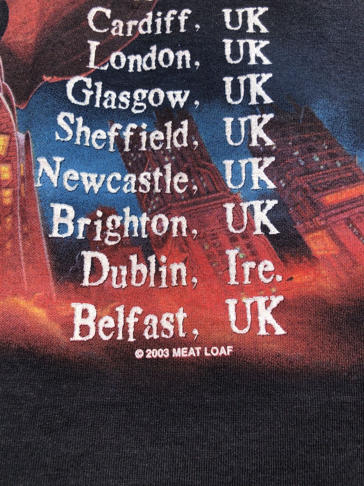 Band Tees Vintage 2003 Meat Loaf Heavy Metal Band Tee (Iron Maiden) Size US L / EU 52-54 / 3 - 13 Thumbnail