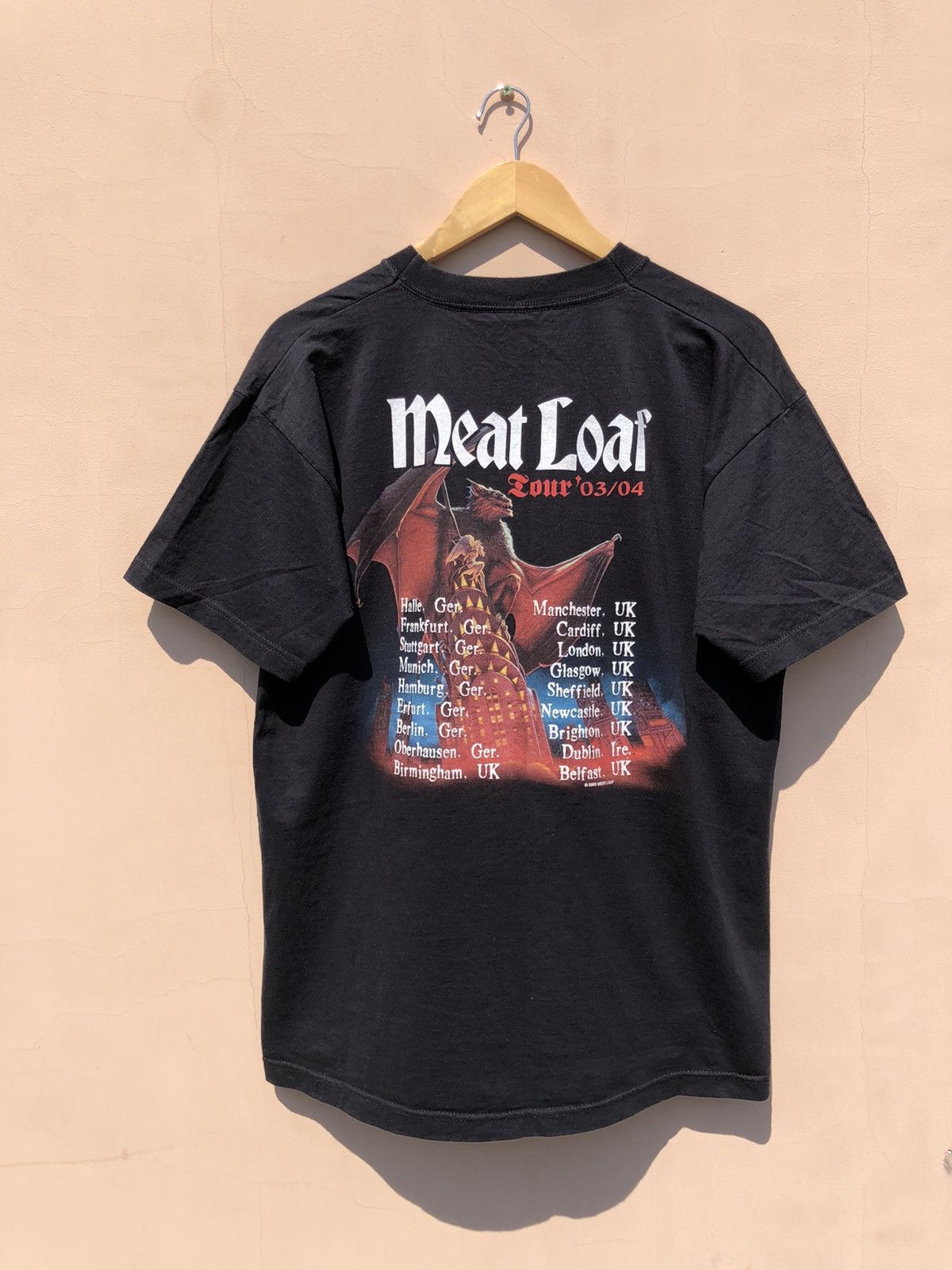 Band Tees Vintage 2003 Meat Loaf Heavy Metal Band Tee (Iron Maiden) Size US L / EU 52-54 / 3 - 2 Thumbnail