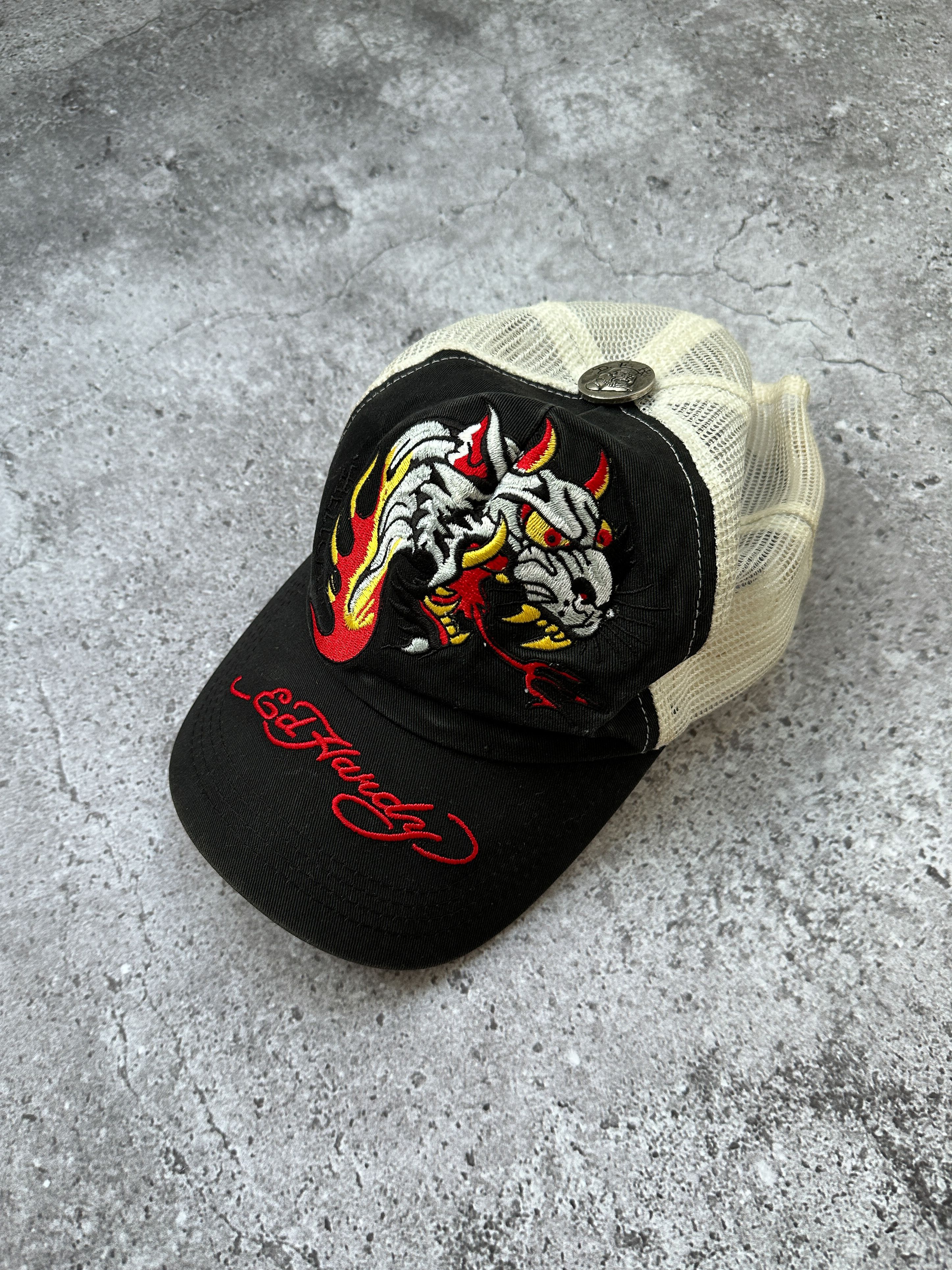 Ed Hardy × Vintage Vintage Ed Hardy Trucker Cap | Grailed