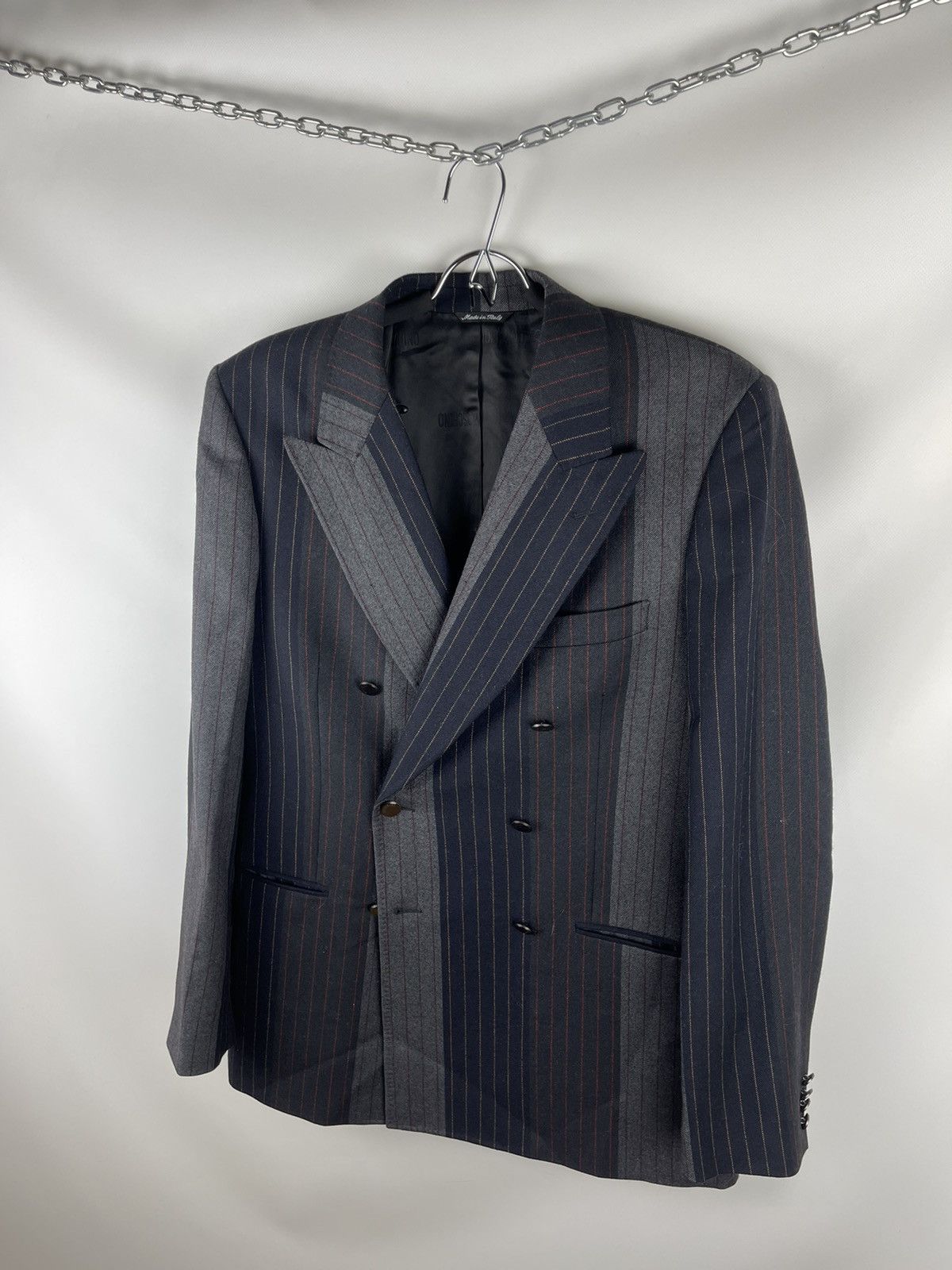Vintage moschino cheap and chic in we trust double breasted blazer