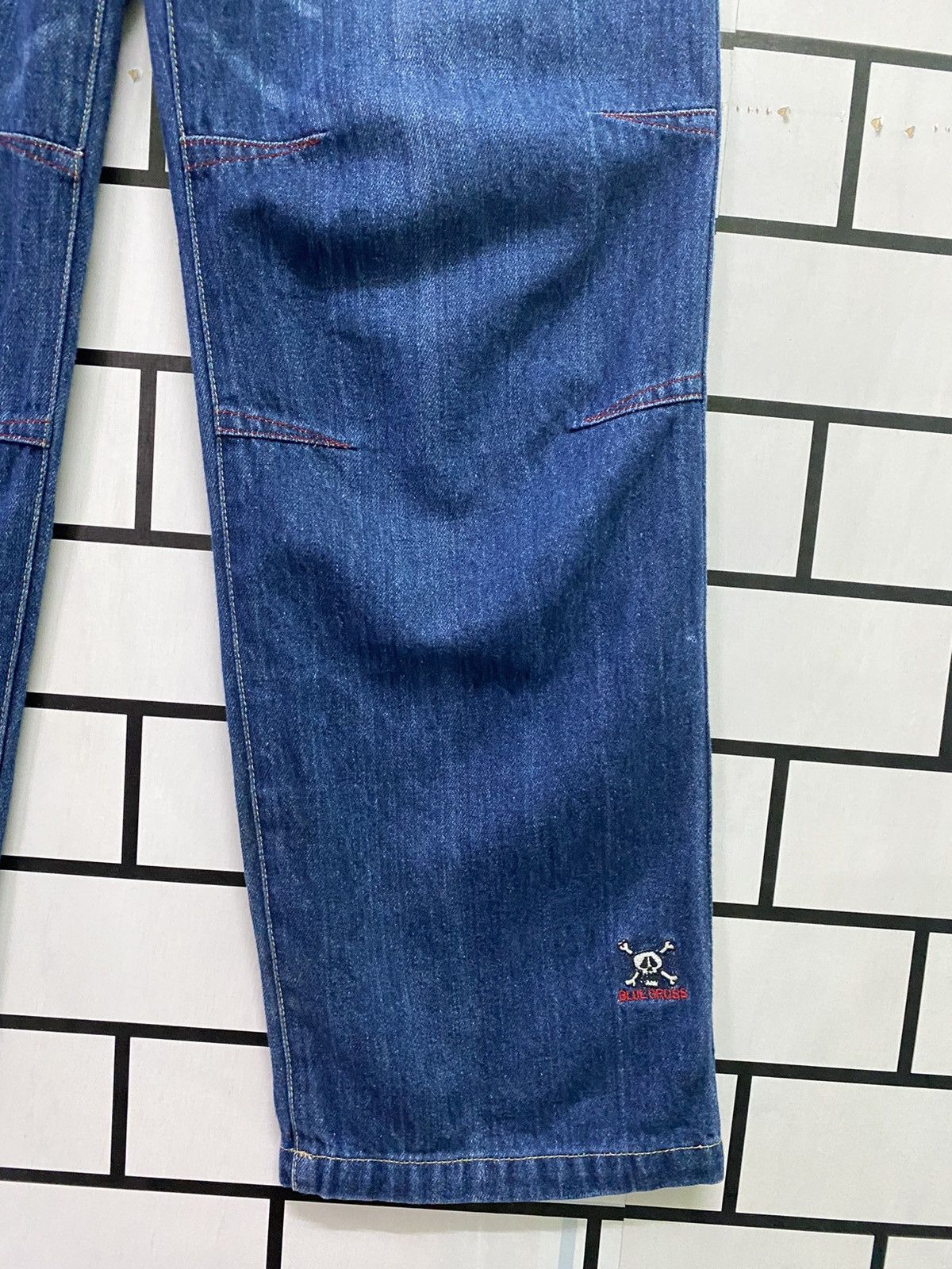 Japanese Brand BLUE CROSS JEANS Japan Multipocket Evisu Style Pants Size US 26 / EU 42 - 8 Thumbnail