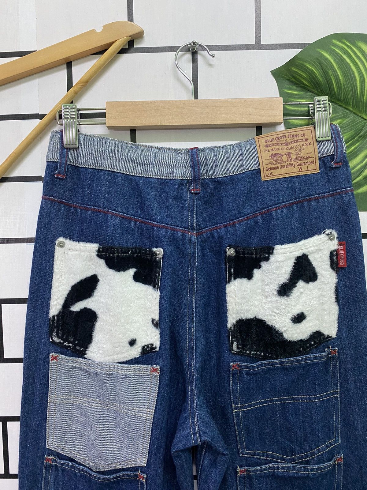 Japanese Brand BLUE CROSS JEANS Japan Multipocket Evisu Style Pants Size US 26 / EU 42 - 13 Thumbnail