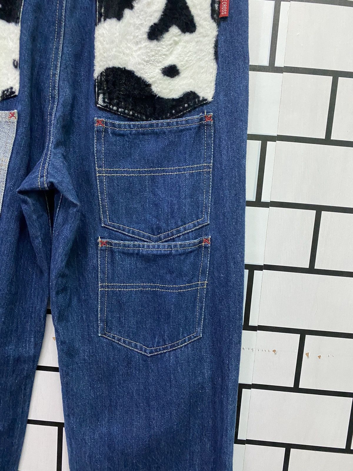 Japanese Brand BLUE CROSS JEANS Japan Multipocket Evisu Style Pants Size US 26 / EU 42 - 16 Thumbnail