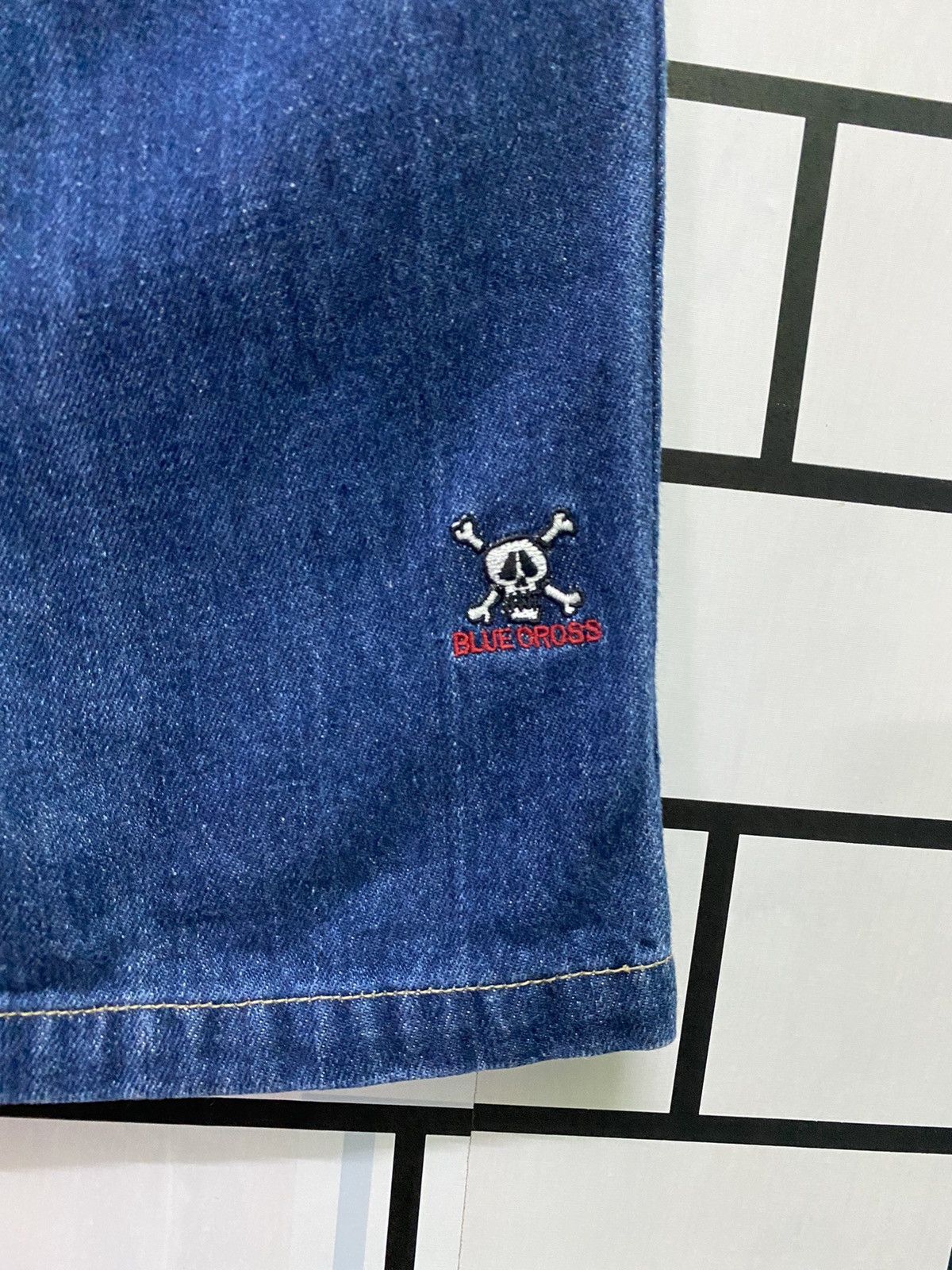 Japanese Brand BLUE CROSS JEANS Japan Multipocket Evisu Style Pants Size US 26 / EU 42 - 10 Thumbnail
