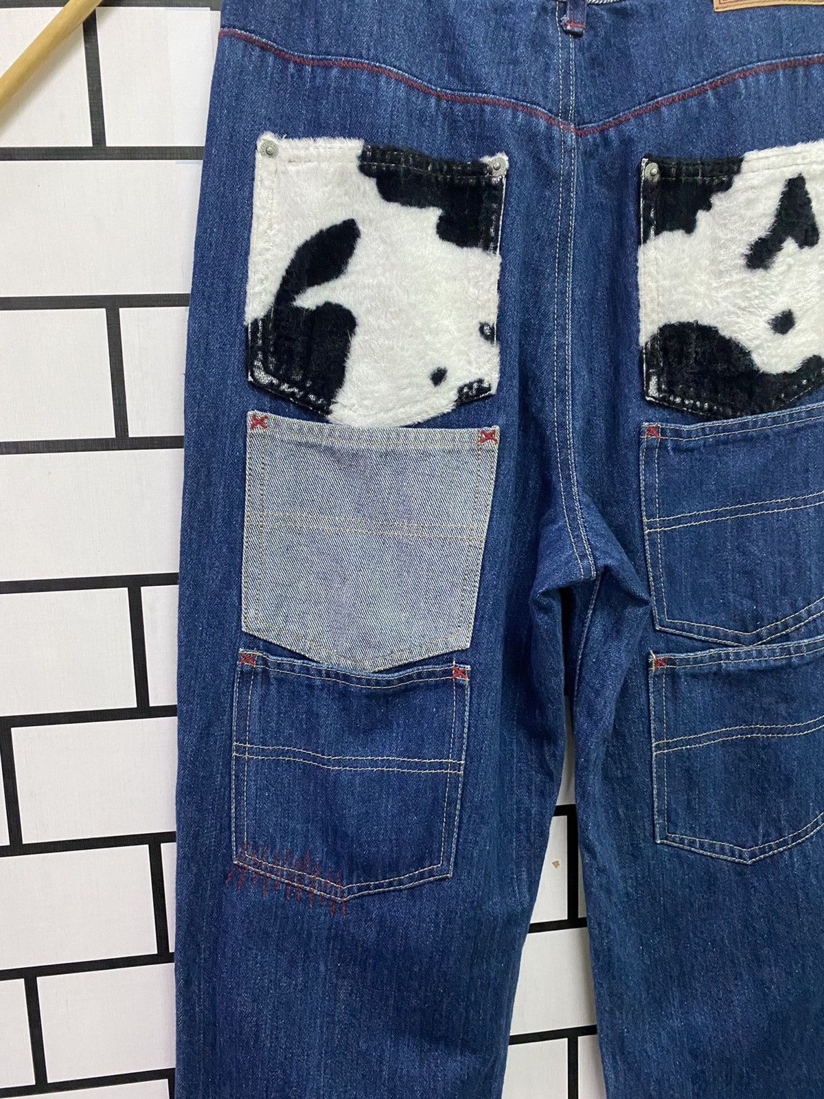 Japanese Brand BLUE CROSS JEANS Japan Multipocket Evisu Style Pants Size US 26 / EU 42 - 14 Thumbnail