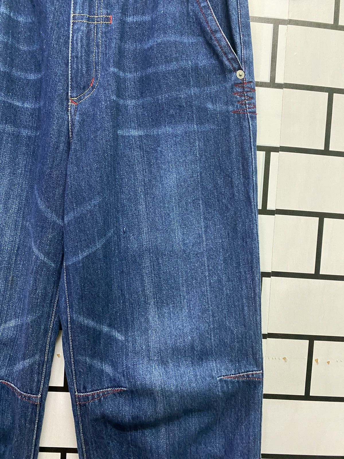Japanese Brand BLUE CROSS JEANS Japan Multipocket Evisu Style Pants Size US 26 / EU 42 - 7 Thumbnail