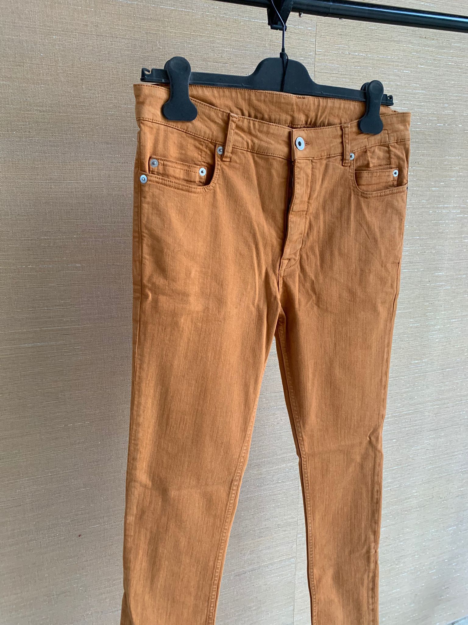 Rick Owens Drkshdw Beautiful Tyrone Cut Denim in Tangerine color Size US 31 - 14 Thumbnail
