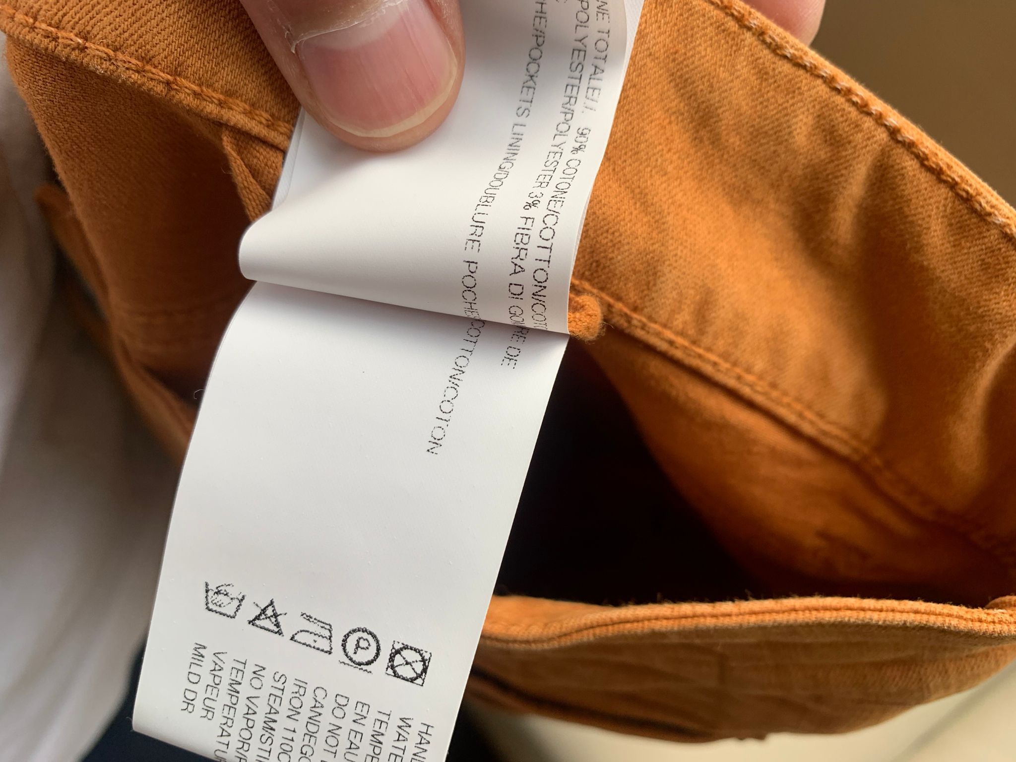 Rick Owens Drkshdw Beautiful Tyrone Cut Denim in Tangerine color Size US 31 - 20 Thumbnail