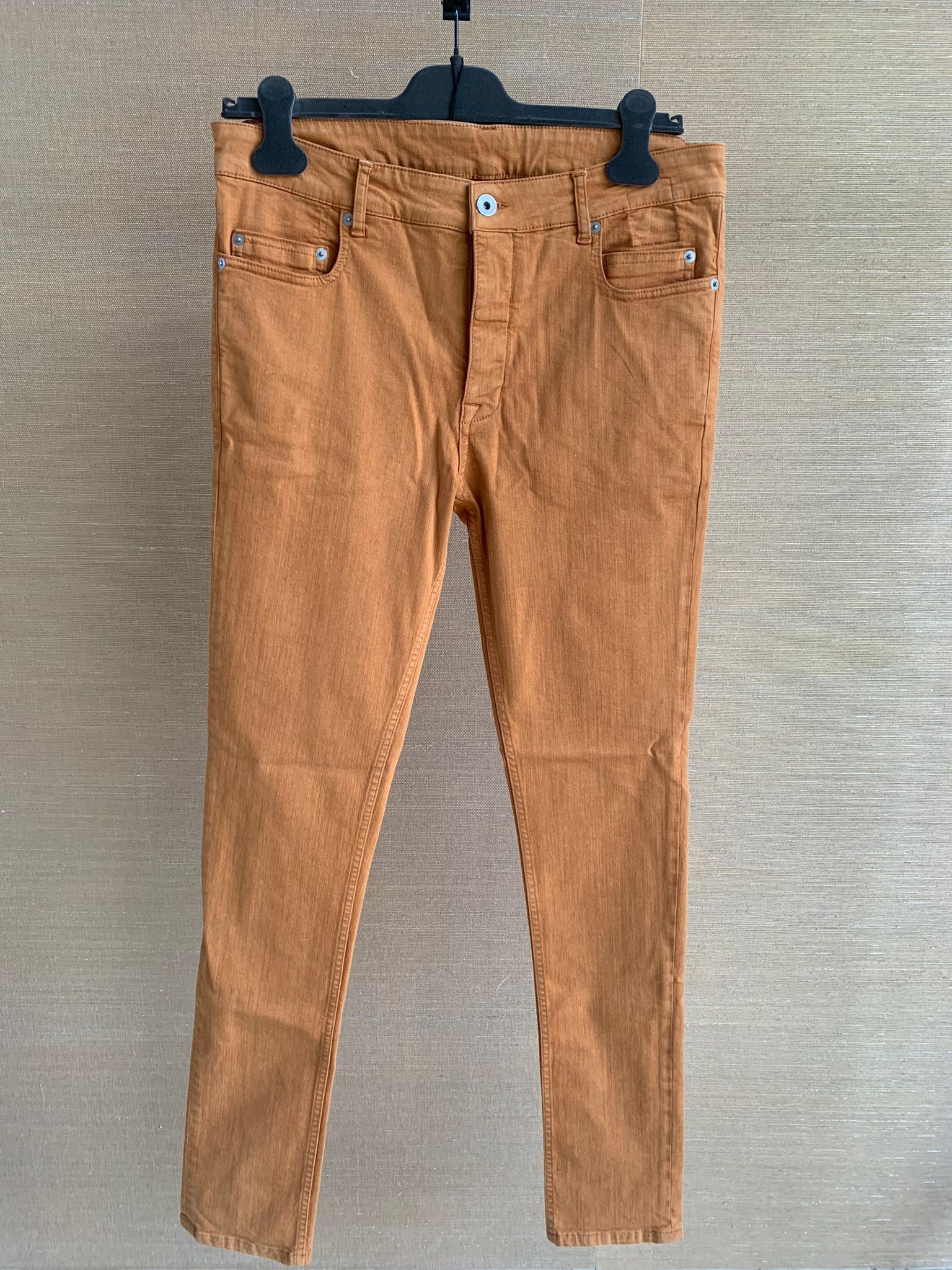 Rick Owens Drkshdw Beautiful Tyrone Cut Denim in Tangerine color Size US 31 - 3 Thumbnail