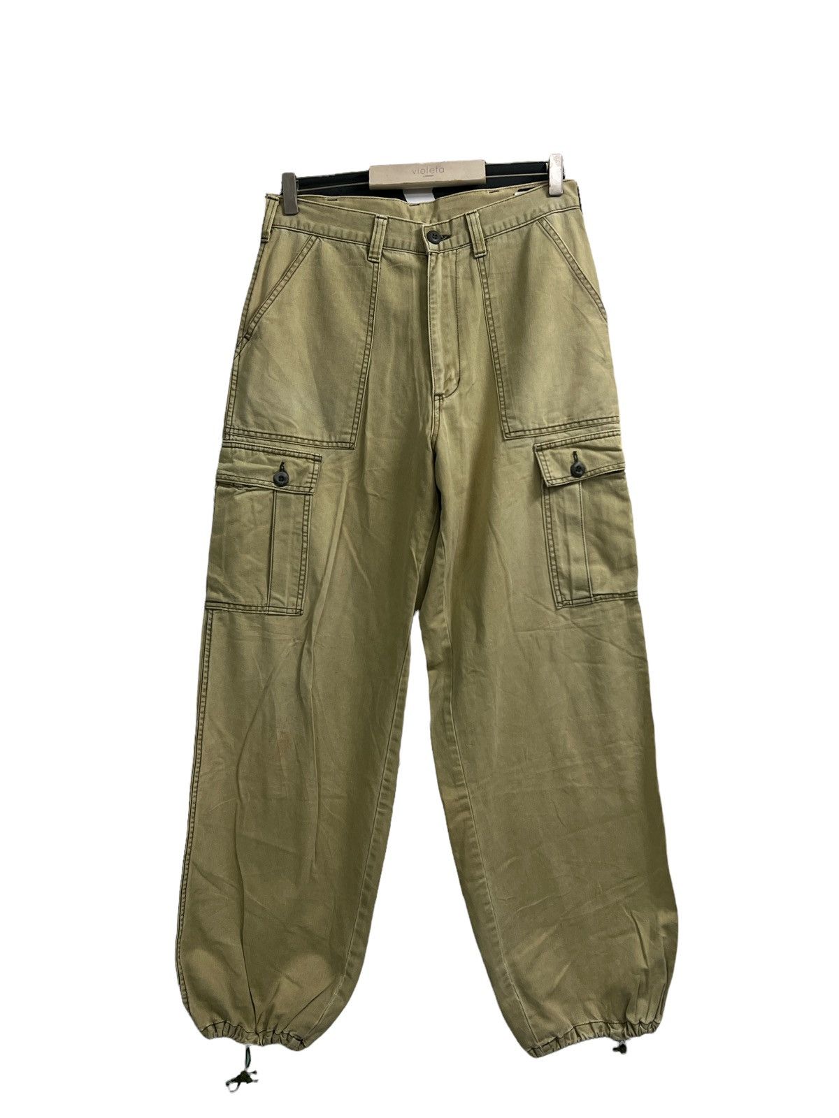 Japanese Brand × Schott BAGGY FADED SCHOTT CARGO PARACHUTE Size US 30 / EU 46 - 1 Thumbnail