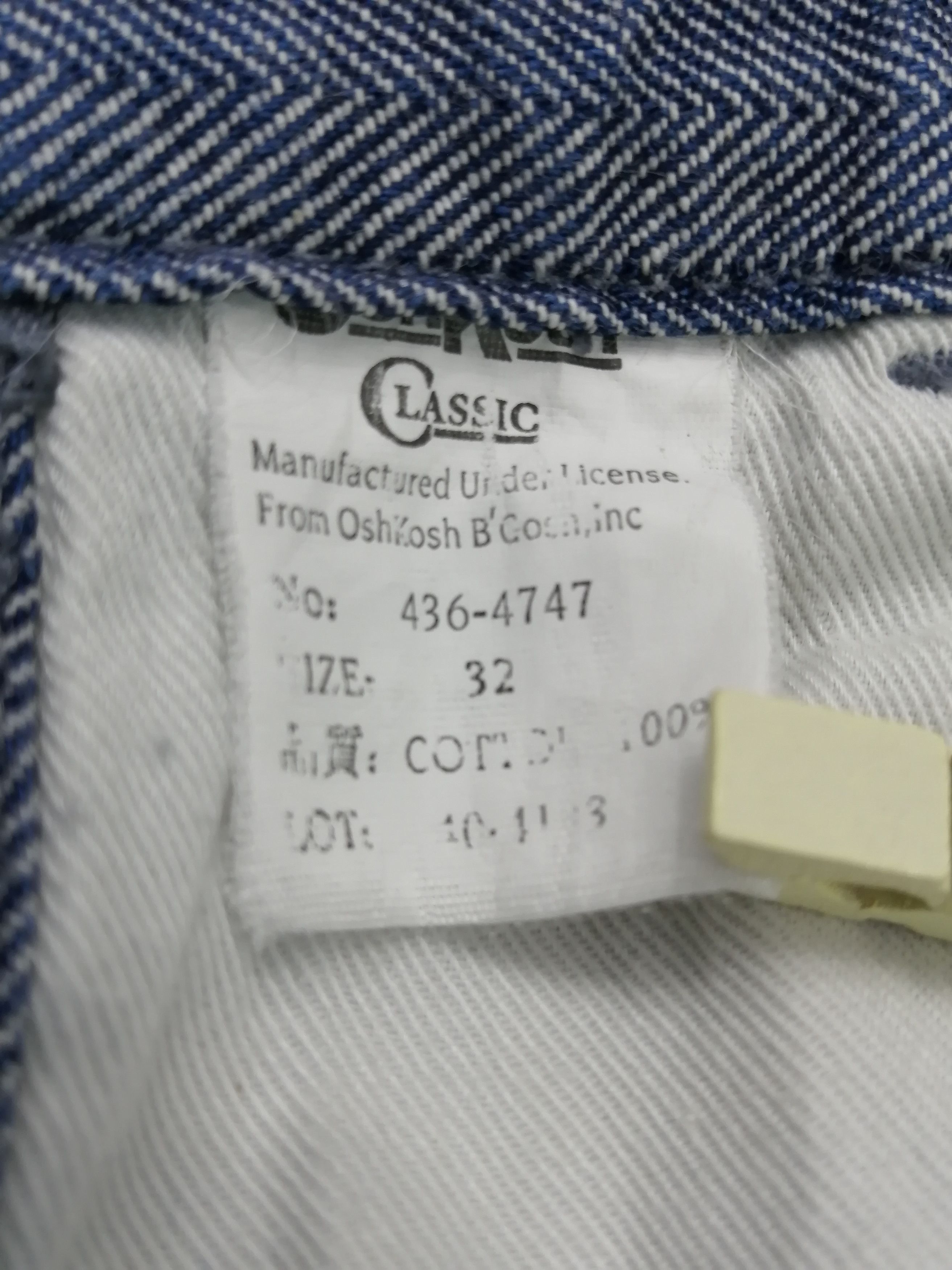 Oshkosh OSHKOSH Classic Herringbone Twill Workwear Carpenter Pants Size US 32 / EU 48 - 7 Thumbnail