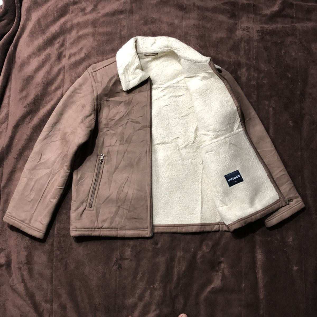 Japanese Brand Uniqlo Winter Leather Jacket Size US M / EU 48-50 / 2 - 3 Thumbnail