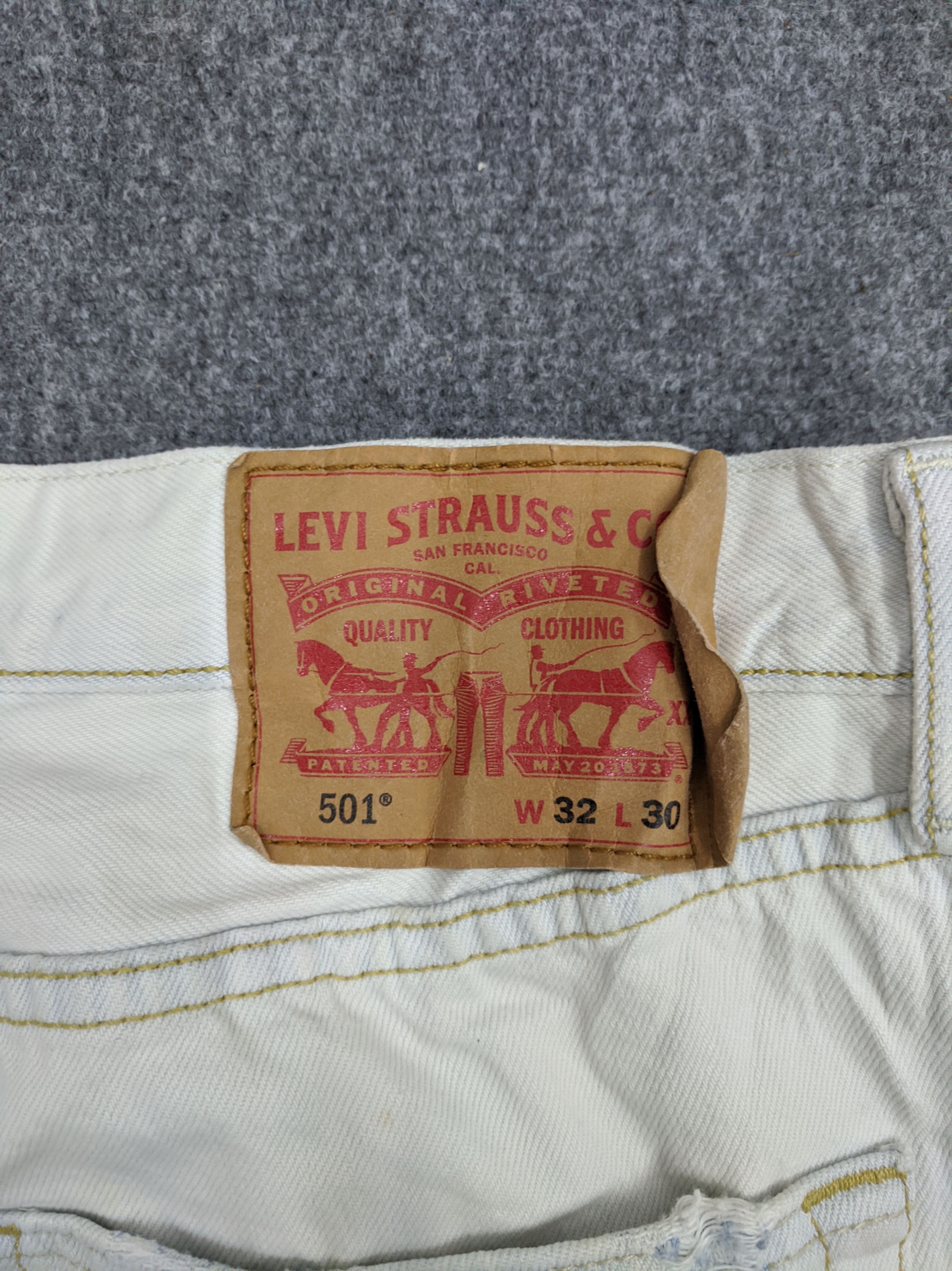 Levi's Vintage 90s Levis 501 Jeans DP0826 Size US 34 / EU 50 - 5 Thumbnail