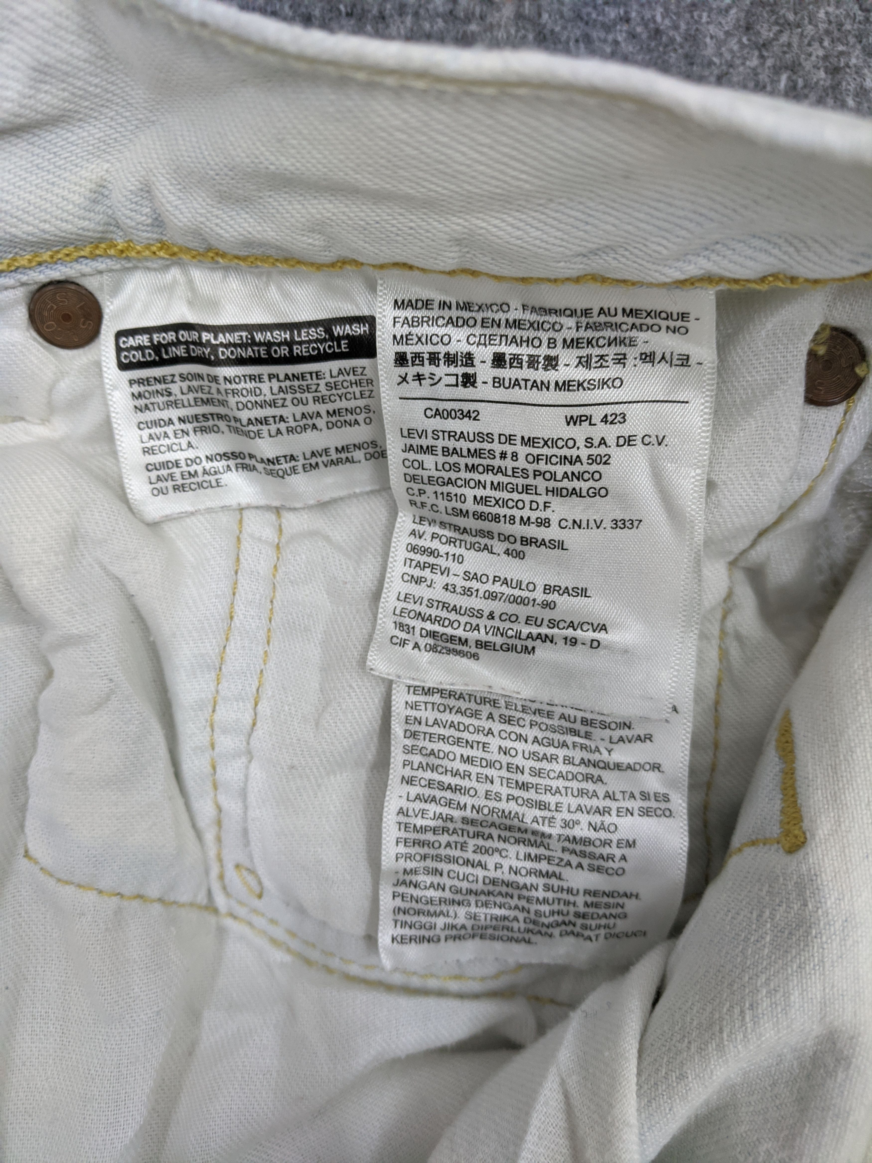 Levi's Vintage 90s Levis 501 Jeans DP0826 Size US 34 / EU 50 - 6 Thumbnail