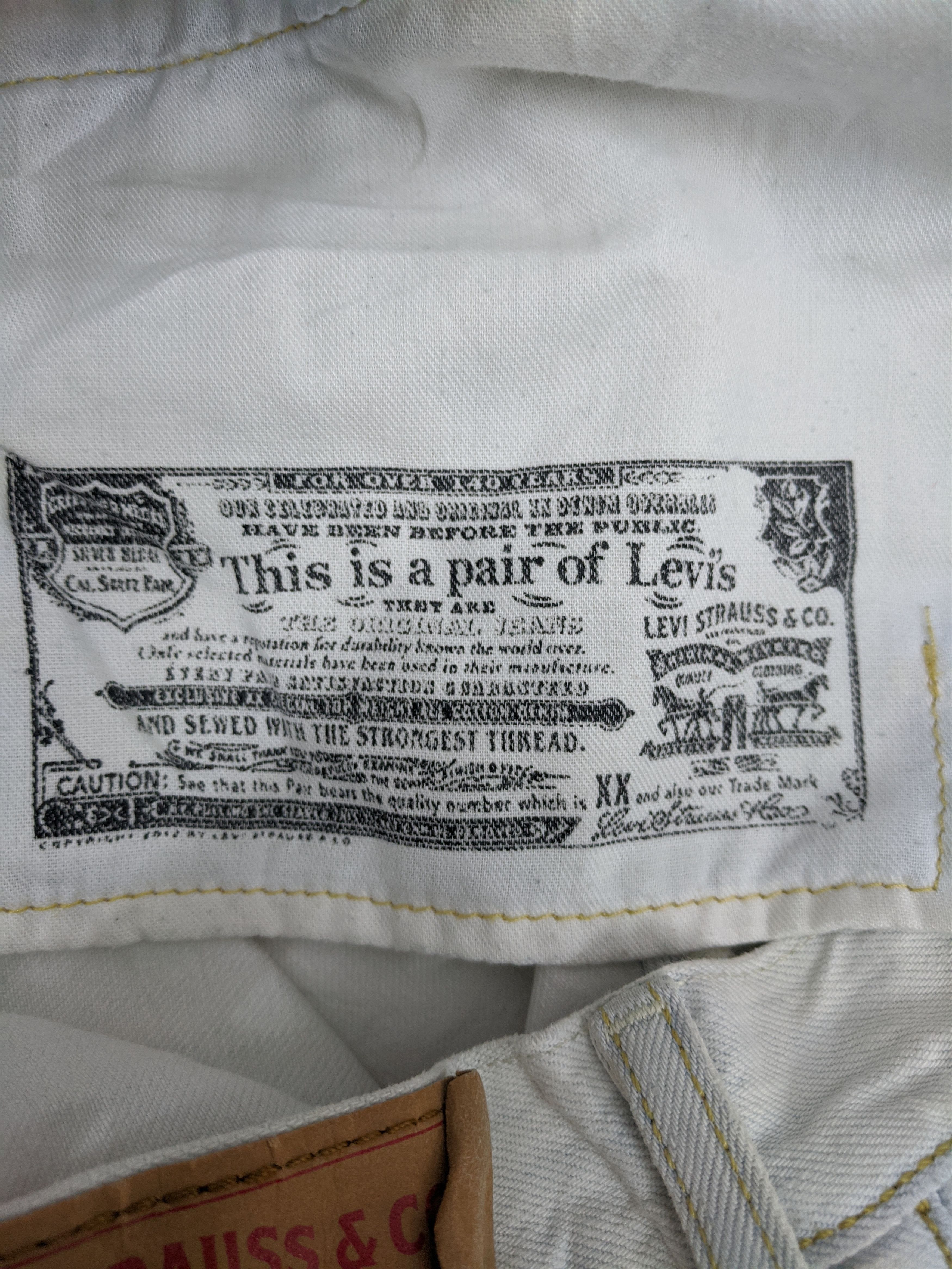 Levi's Vintage 90s Levis 501 Jeans DP0826 Size US 34 / EU 50 - 19 Thumbnail