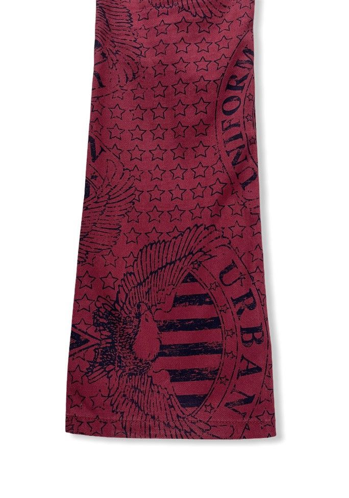 DKNY SIZE 24” DKNY Full Printed Flared Pants Size US 26 / EU 42 - 6 Thumbnail