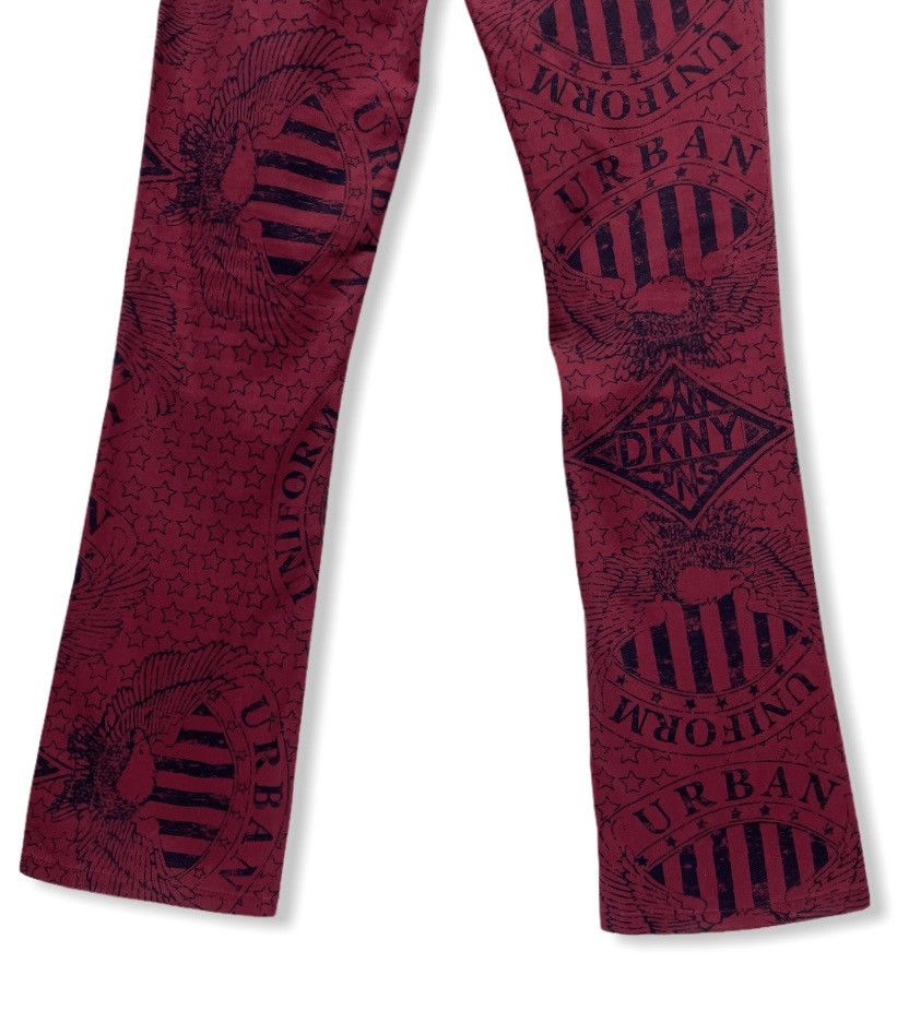 DKNY SIZE 24” DKNY Full Printed Flared Pants Size US 26 / EU 42 - 3 Thumbnail