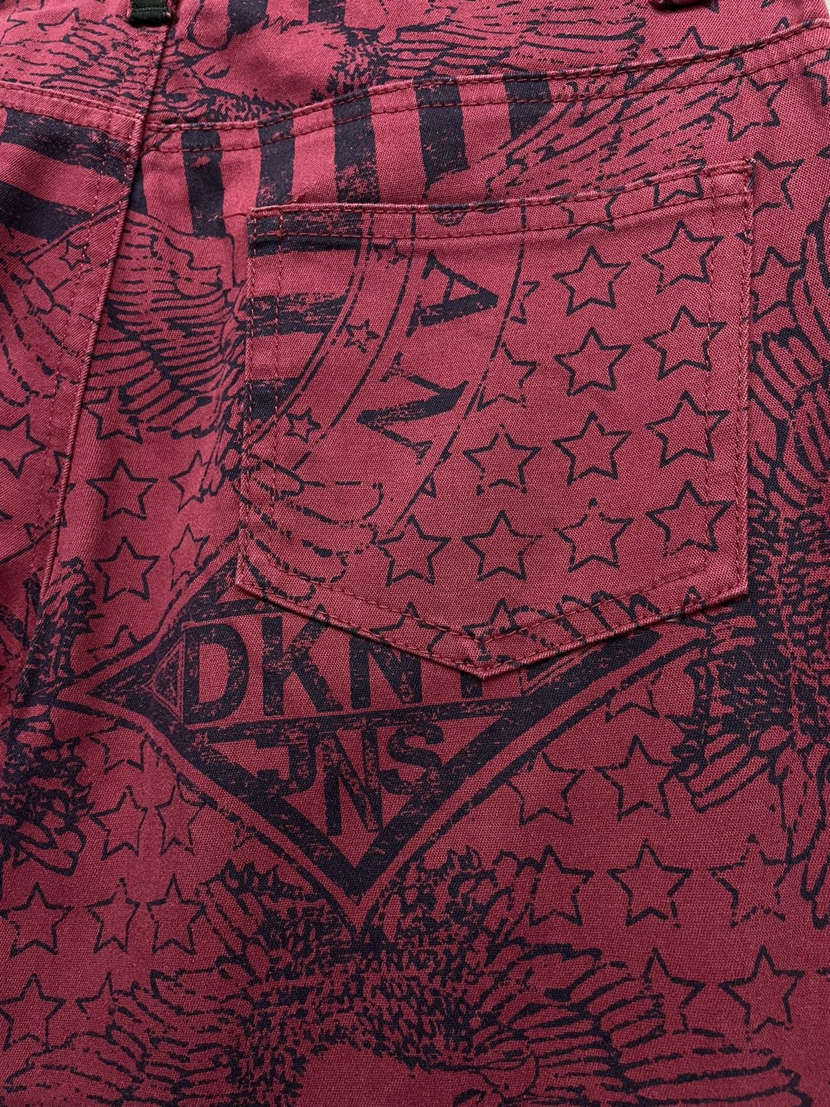 DKNY SIZE 24” DKNY Full Printed Flared Pants Size US 26 / EU 42 - 5 Thumbnail