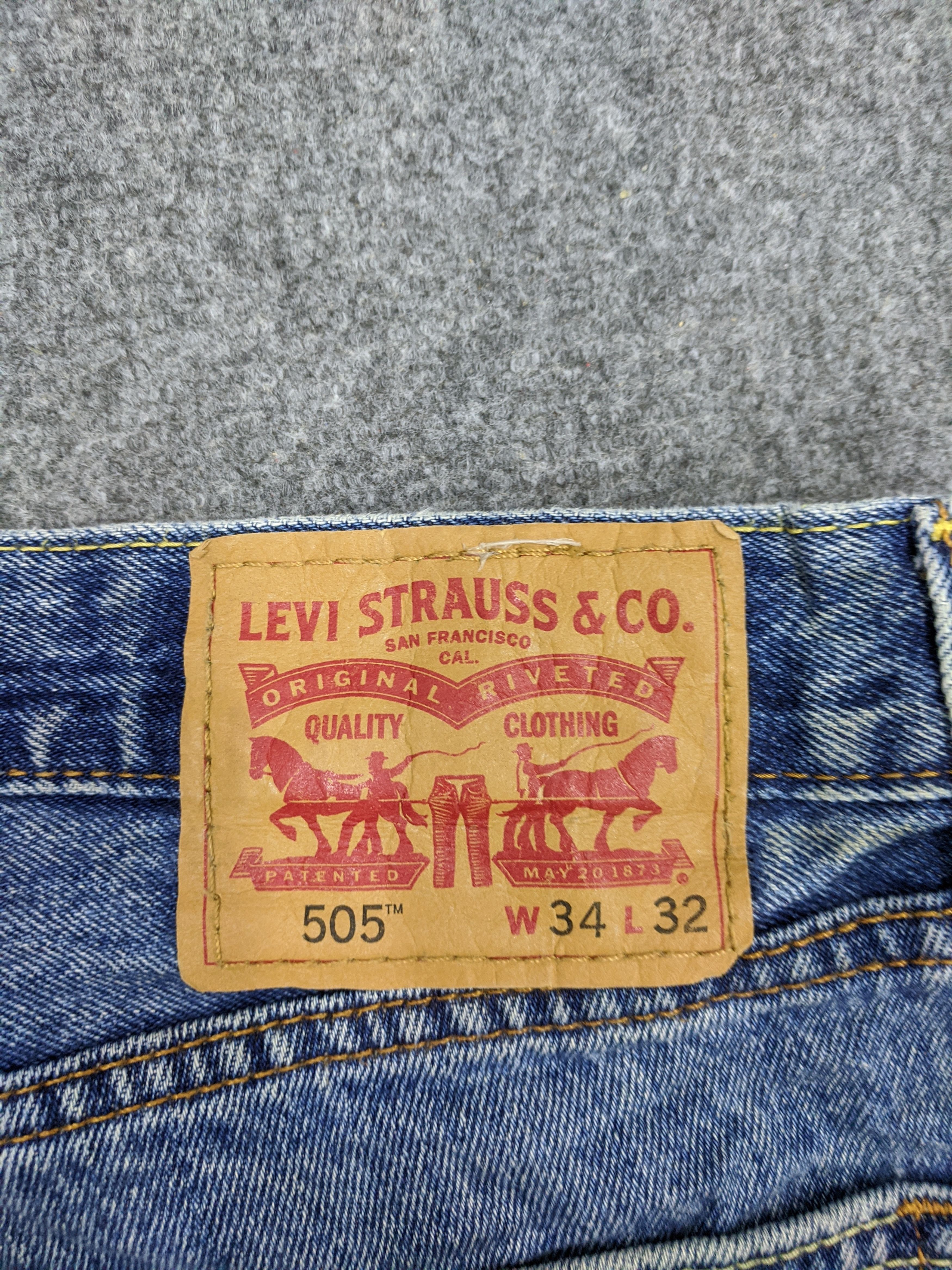 Levi's × Vintage Vintage Levis 505 Light Wash Jeans DP0828 Size US 34 / EU 50 - 5 Thumbnail