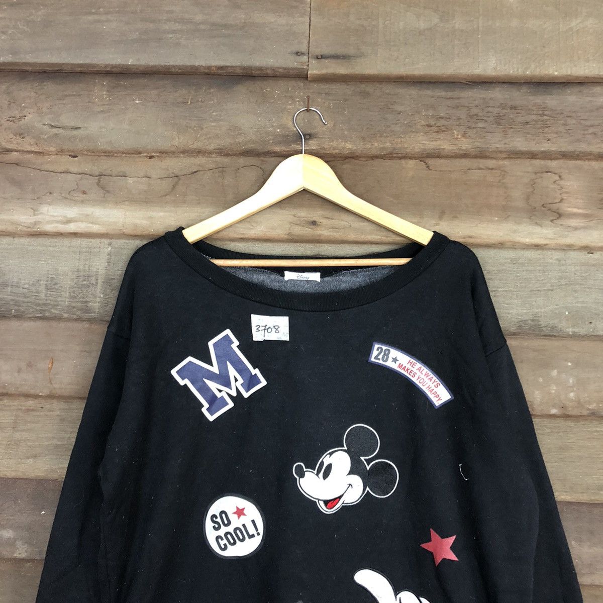 Disney Disney Mickey Mouse Black Sweatshirt #3708 Size XXL / US 16-18 / IT 52-54 - 2 Thumbnail