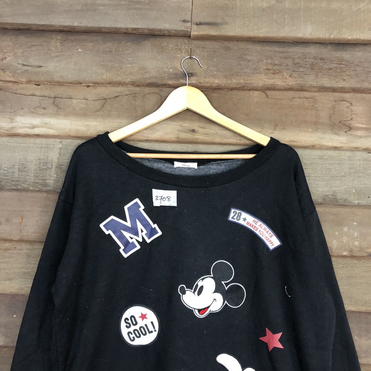 Disney Disney Mickey Mouse Black Sweatshirt #3708 Size XXL / US 16-18 / IT 52-54 - 9 Thumbnail