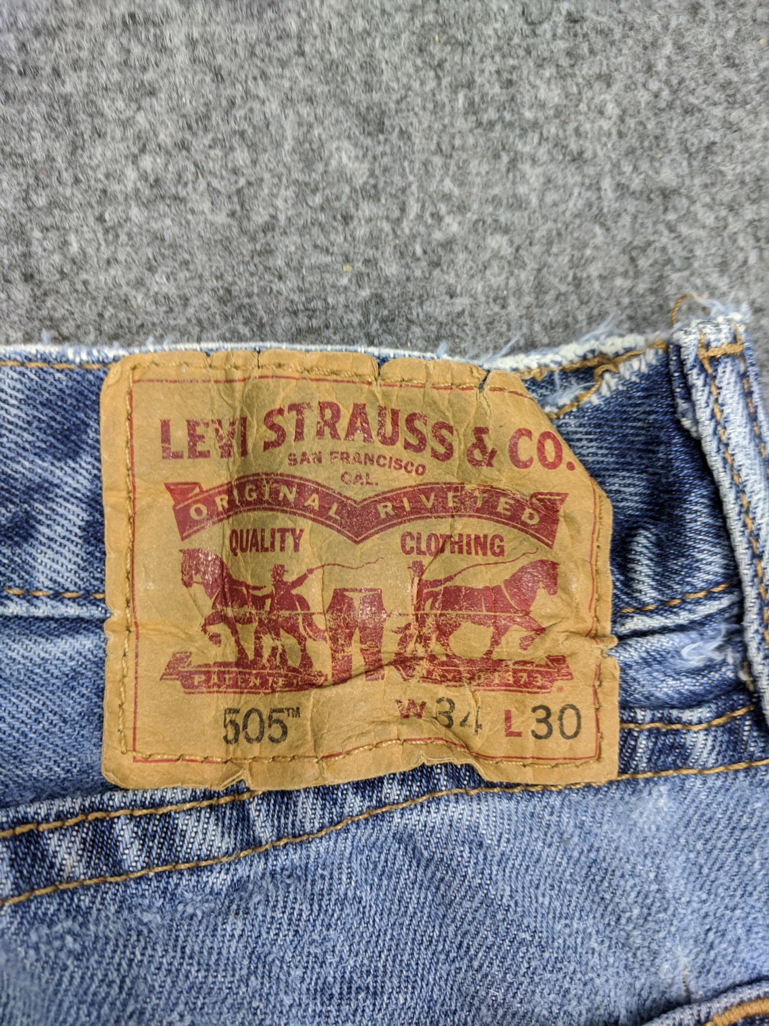 Levi's × Vintage Vintage Levis 505 Light Wash Jeans DP0878 Size US 34 / EU 50 - 5 Thumbnail
