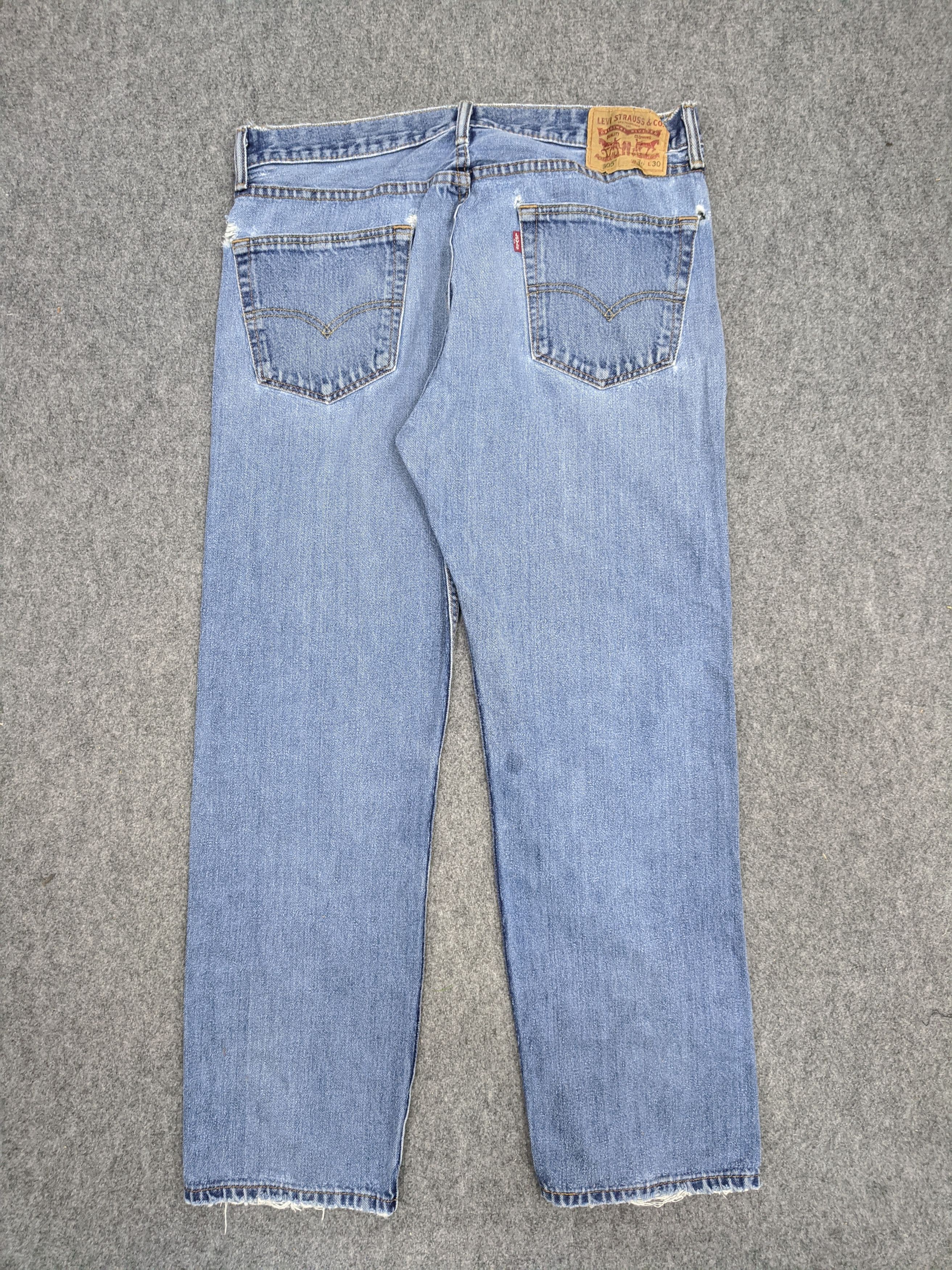 Levi's × Vintage Vintage Levis 505 Light Wash Jeans DP0878 Size US 34 / EU 50 - 3 Thumbnail