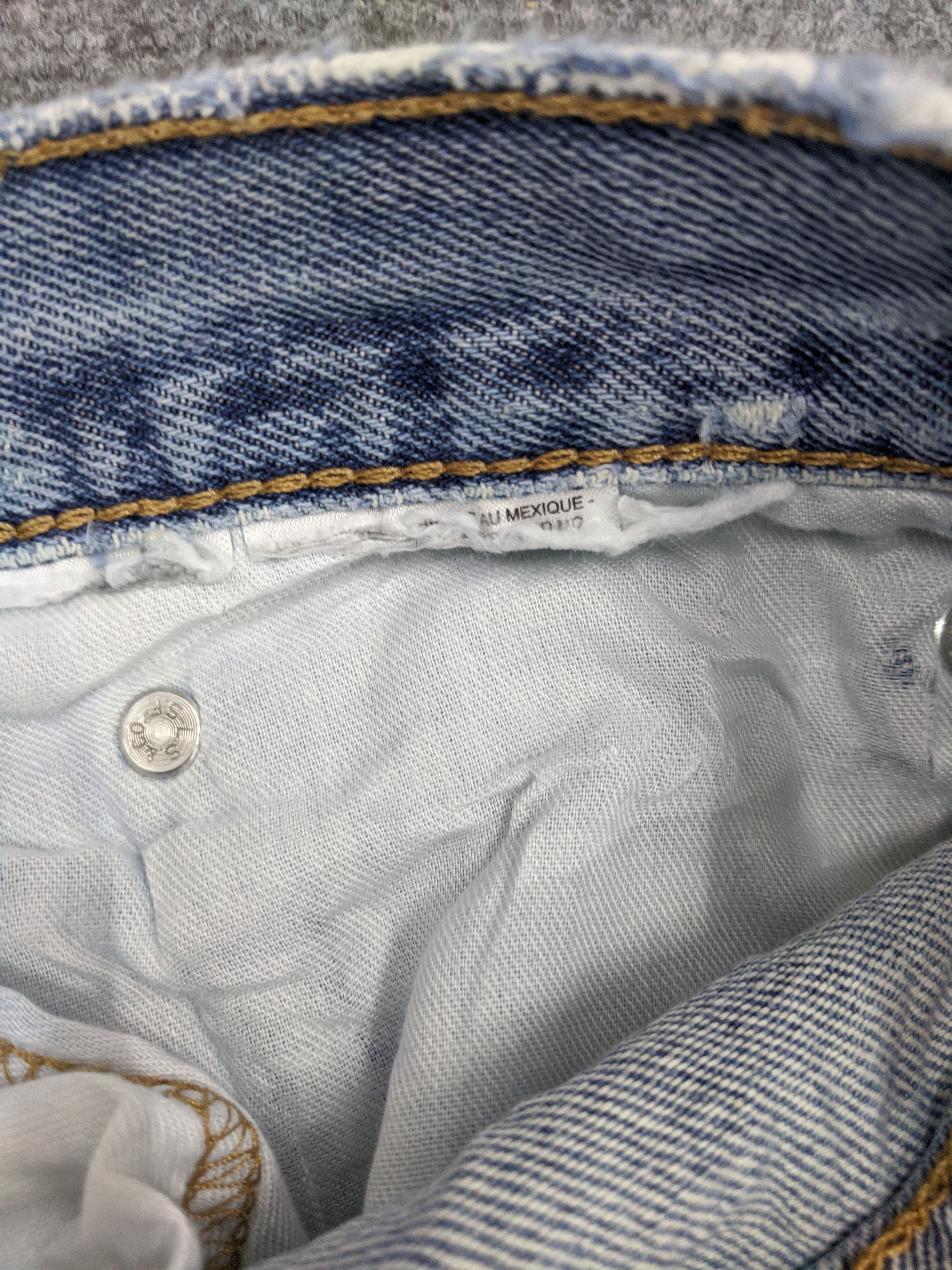 Levi's × Vintage Vintage Levis 505 Light Wash Jeans DP0878 Size US 34 / EU 50 - 15 Thumbnail