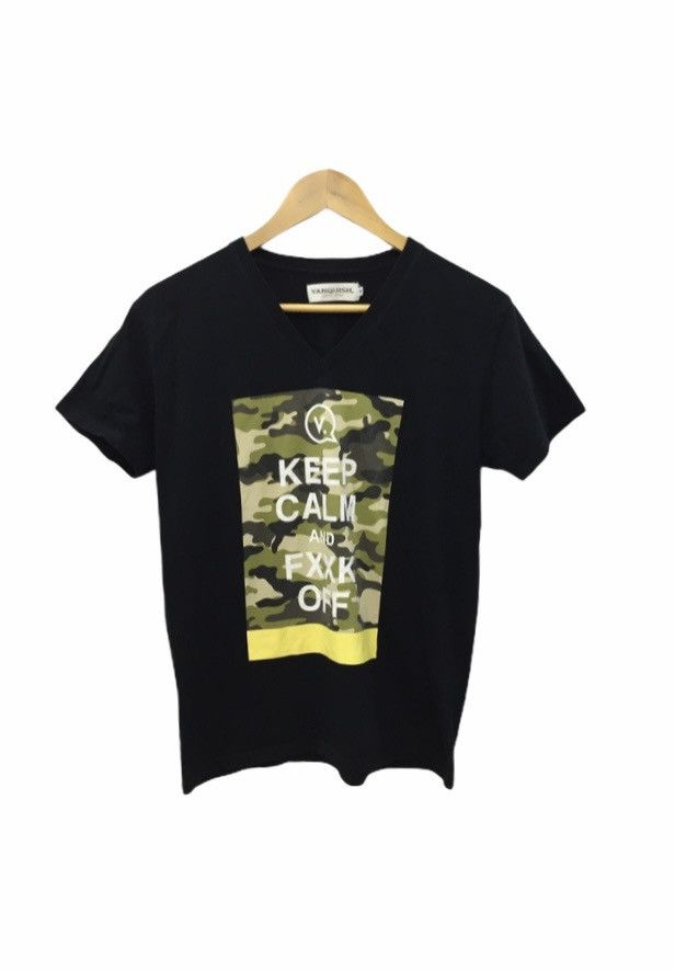 Fragment Design × Vanquish Vanquish keep calm and Fxxx off camo tee Size US S / EU 44-46 / 1 - 2 Thumbnail